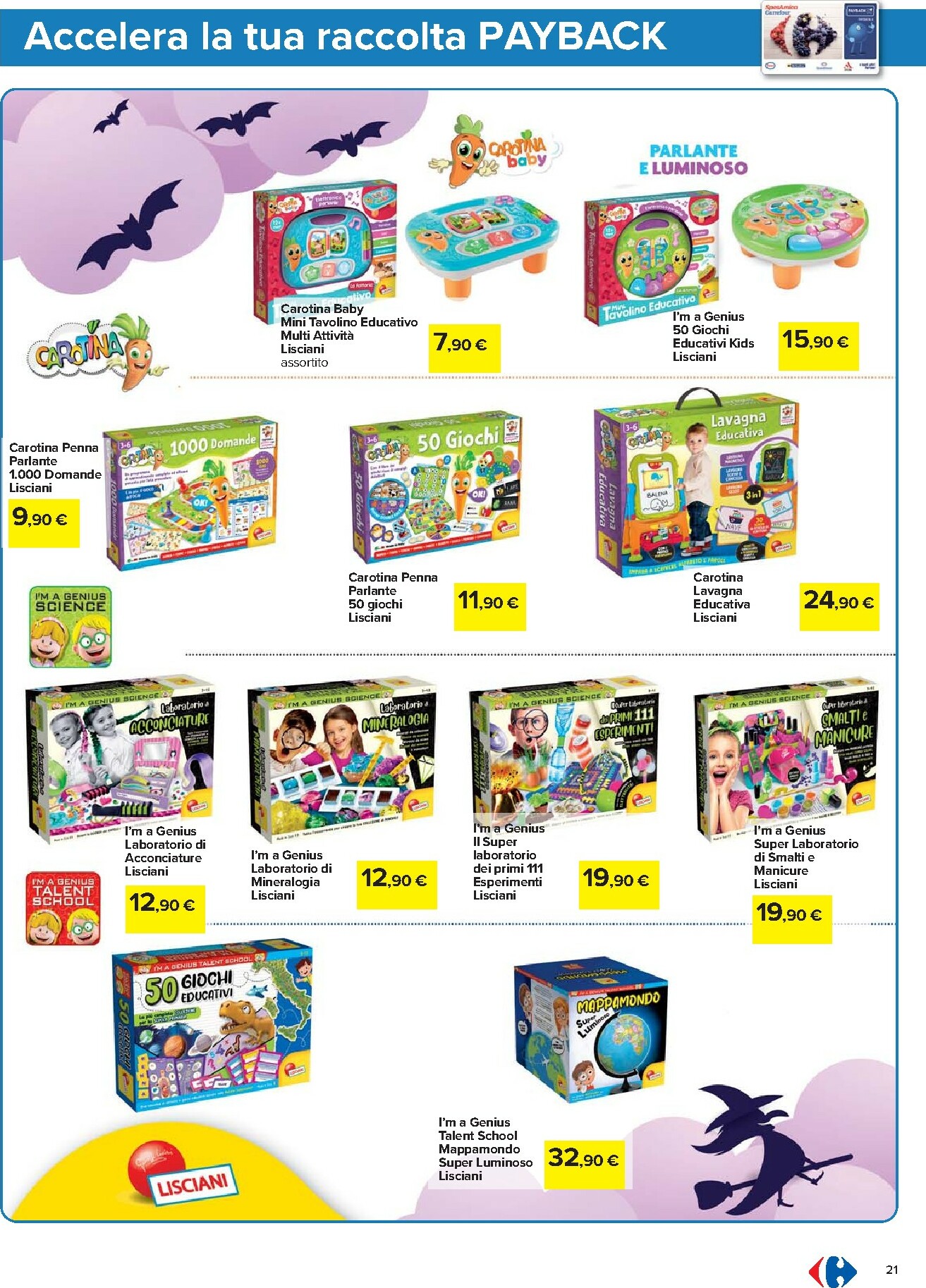 carrefour - Volantino Carrefour - Punti Sprint Payback valido dal 23/10 al 06/11 - page: 21