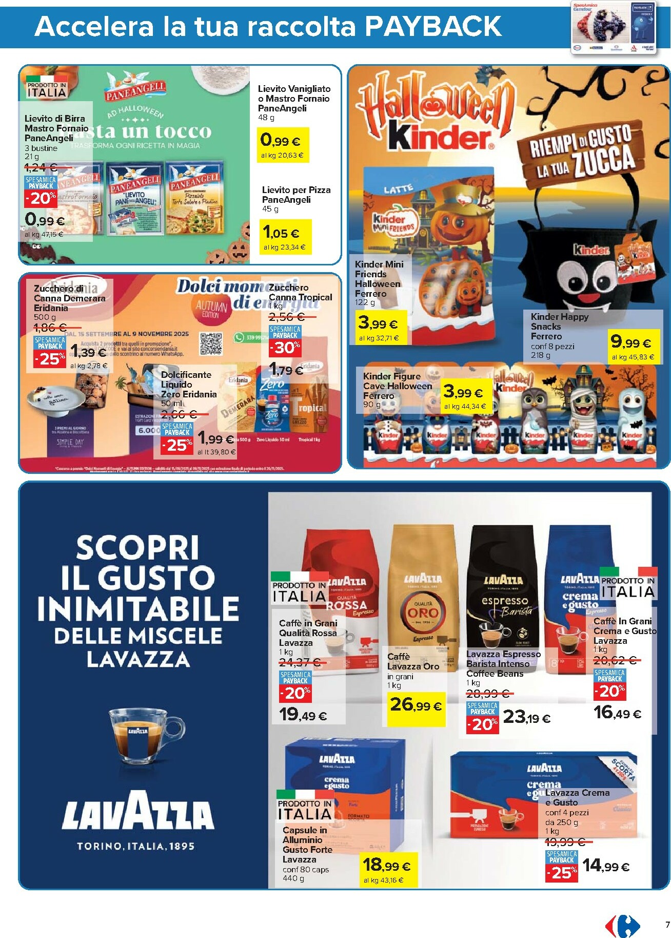 carrefour - Volantino Carrefour - Punti Sprint Payback valido dal 23/10 al 06/11 - page: 7