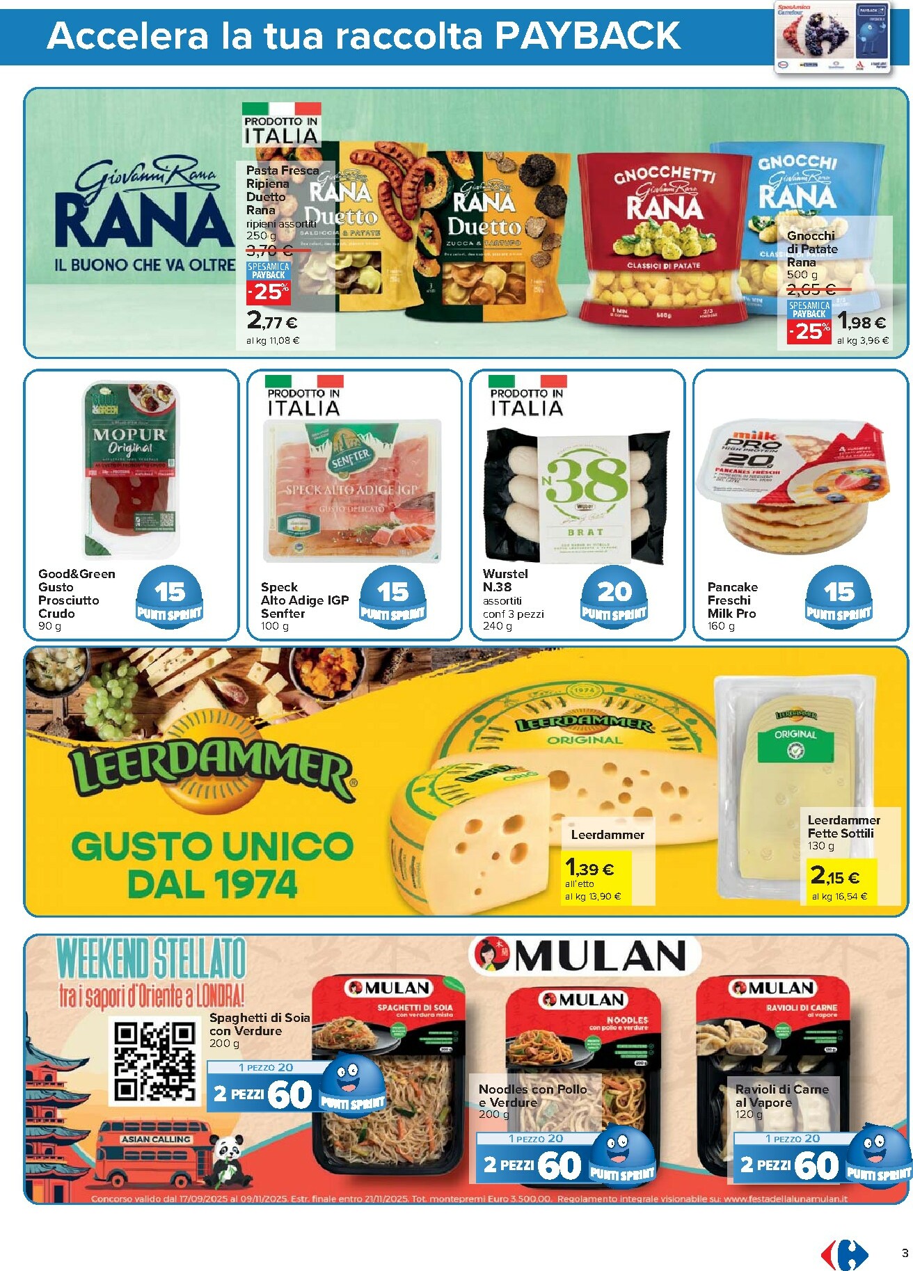 carrefour - Volantino Carrefour - Punti Sprint Payback valido dal 23/10 al 06/11 - page: 3