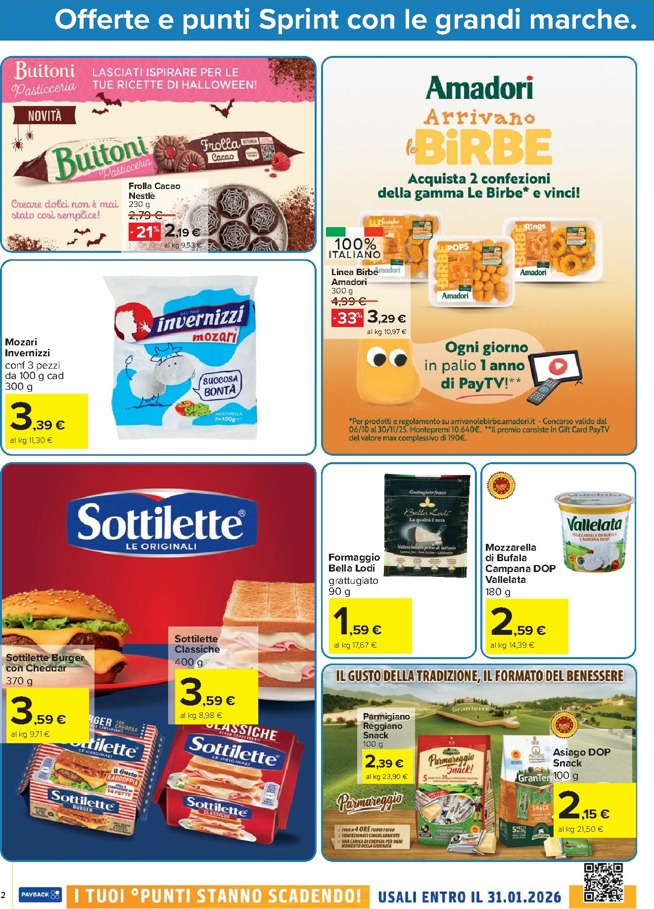 carrefour - Volantino Carrefour - Punti Sprint Payback valido dal 23/10 al 06/11 - page: 2