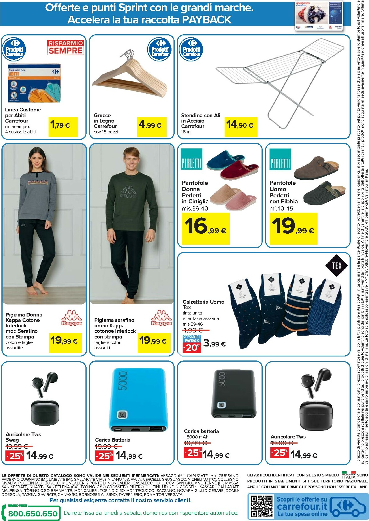 carrefour - Volantino Carrefour - Punti Sprint Payback valido dal 23/10 al 06/11 - page: 24