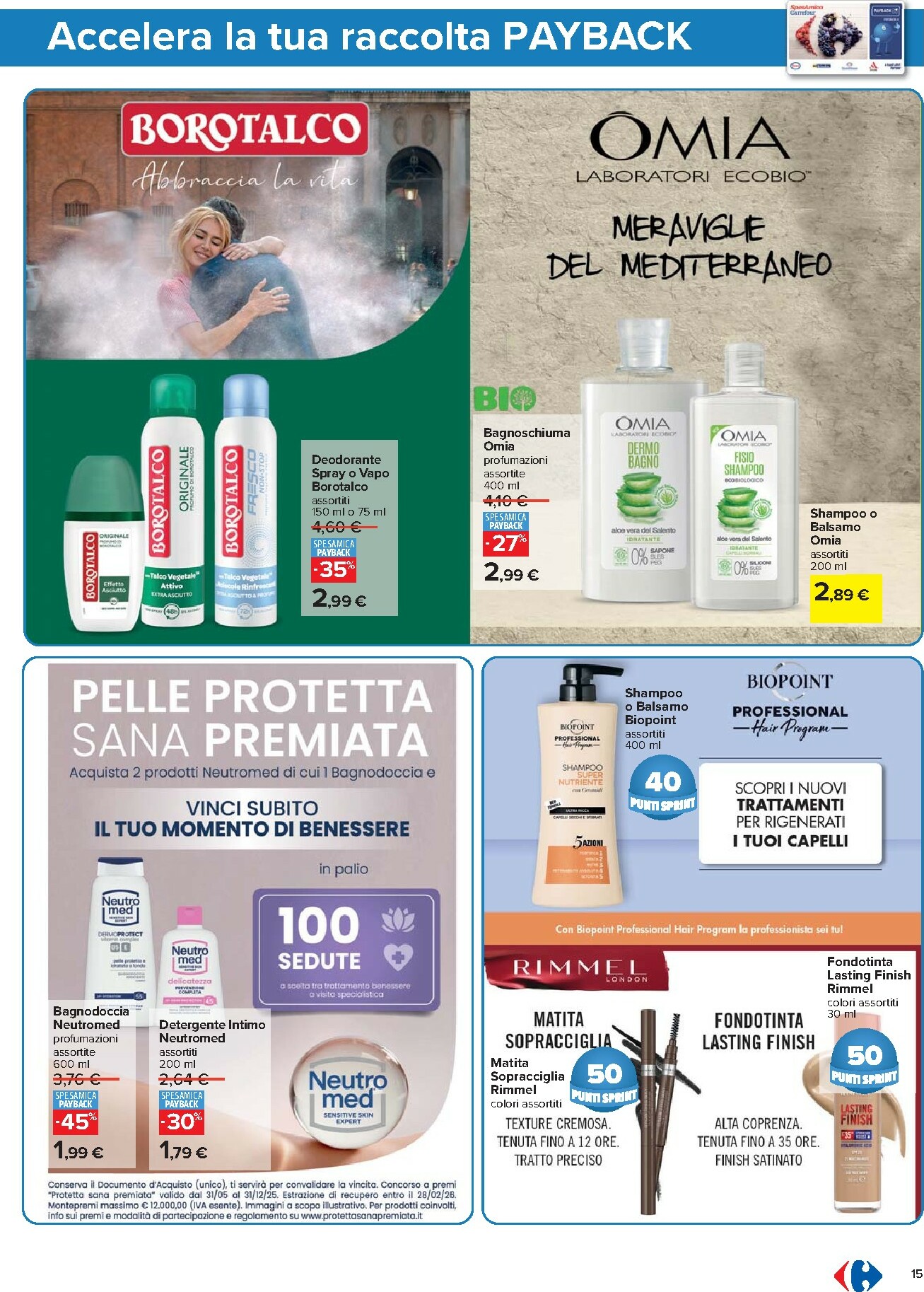 carrefour - Volantino Carrefour - Punti Sprint Payback valido dal 23/10 al 06/11 - page: 15
