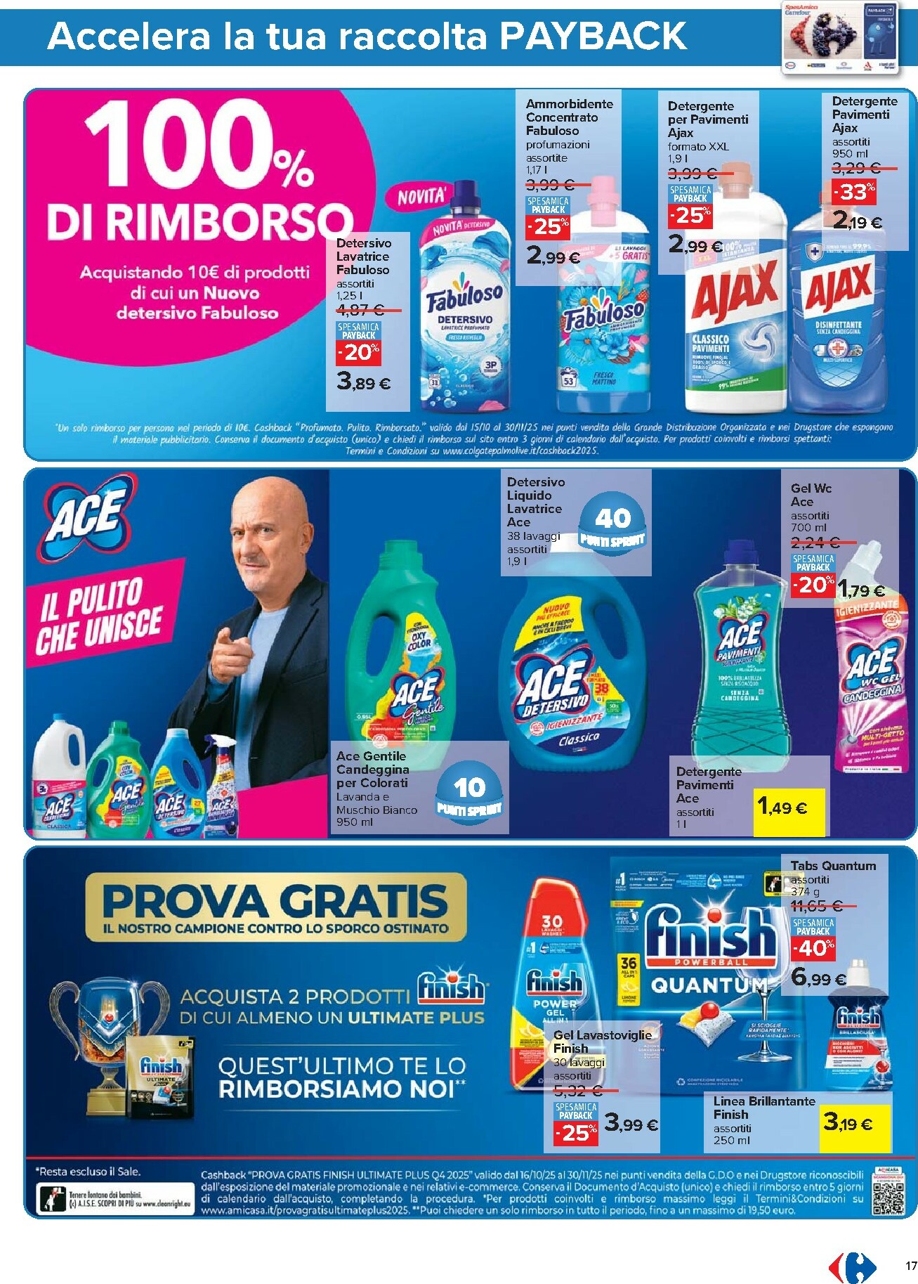 carrefour - Volantino Carrefour - Punti Sprint Payback valido dal 23/10 al 06/11 - page: 17