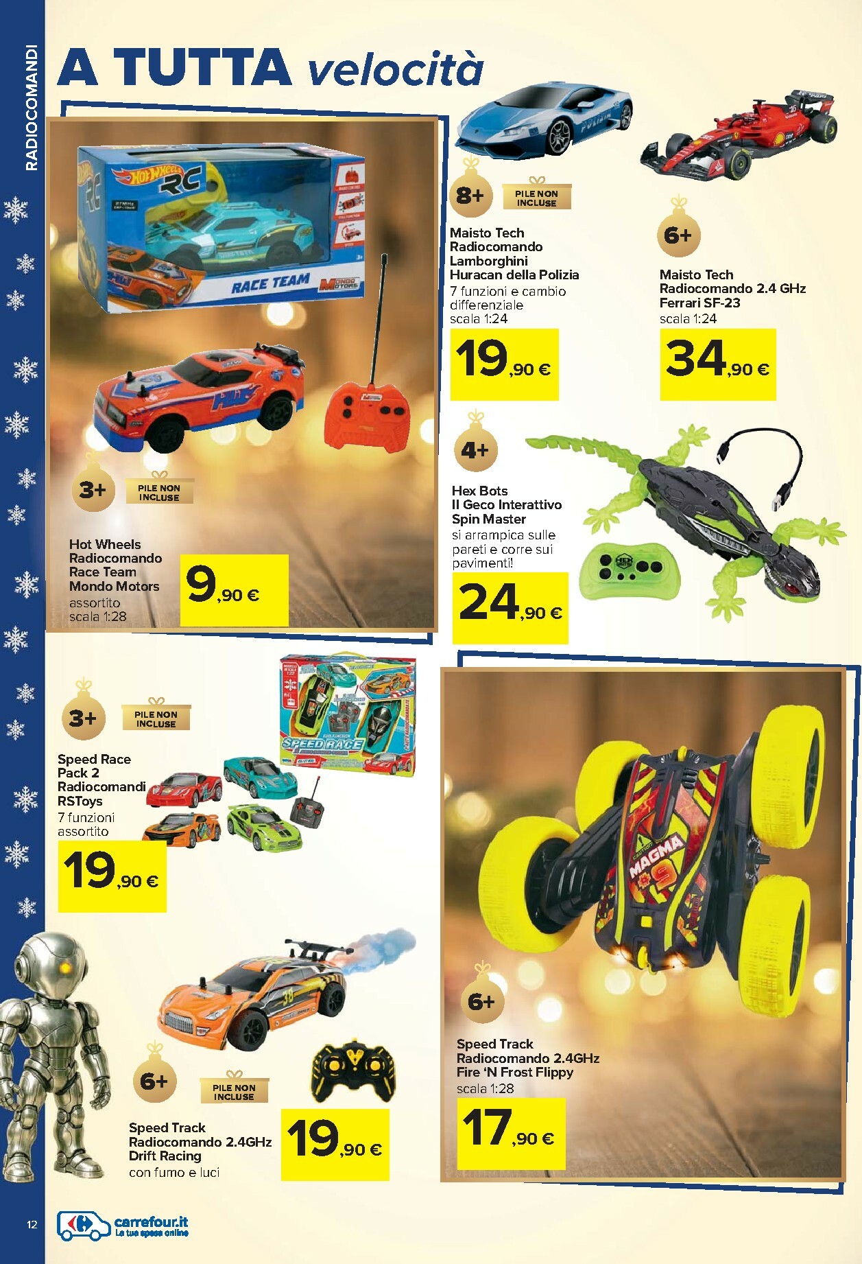 carrefour - Volantino Carrefour - Catalogo giocattoli valido dal 24/10 al 24/12 - page: 12