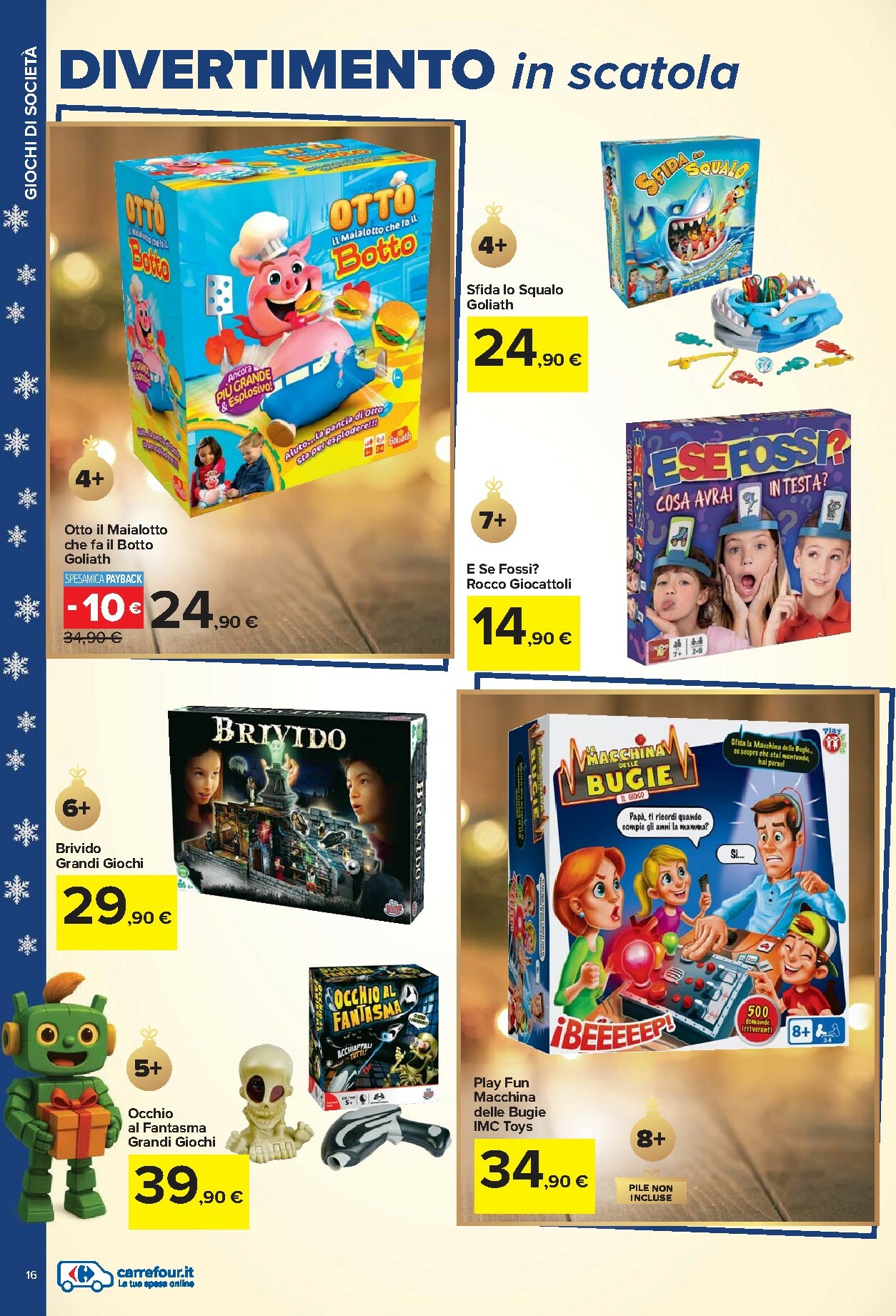 carrefour - Volantino Carrefour - Catalogo giocattoli valido dal 24/10 al 24/12 - page: 16