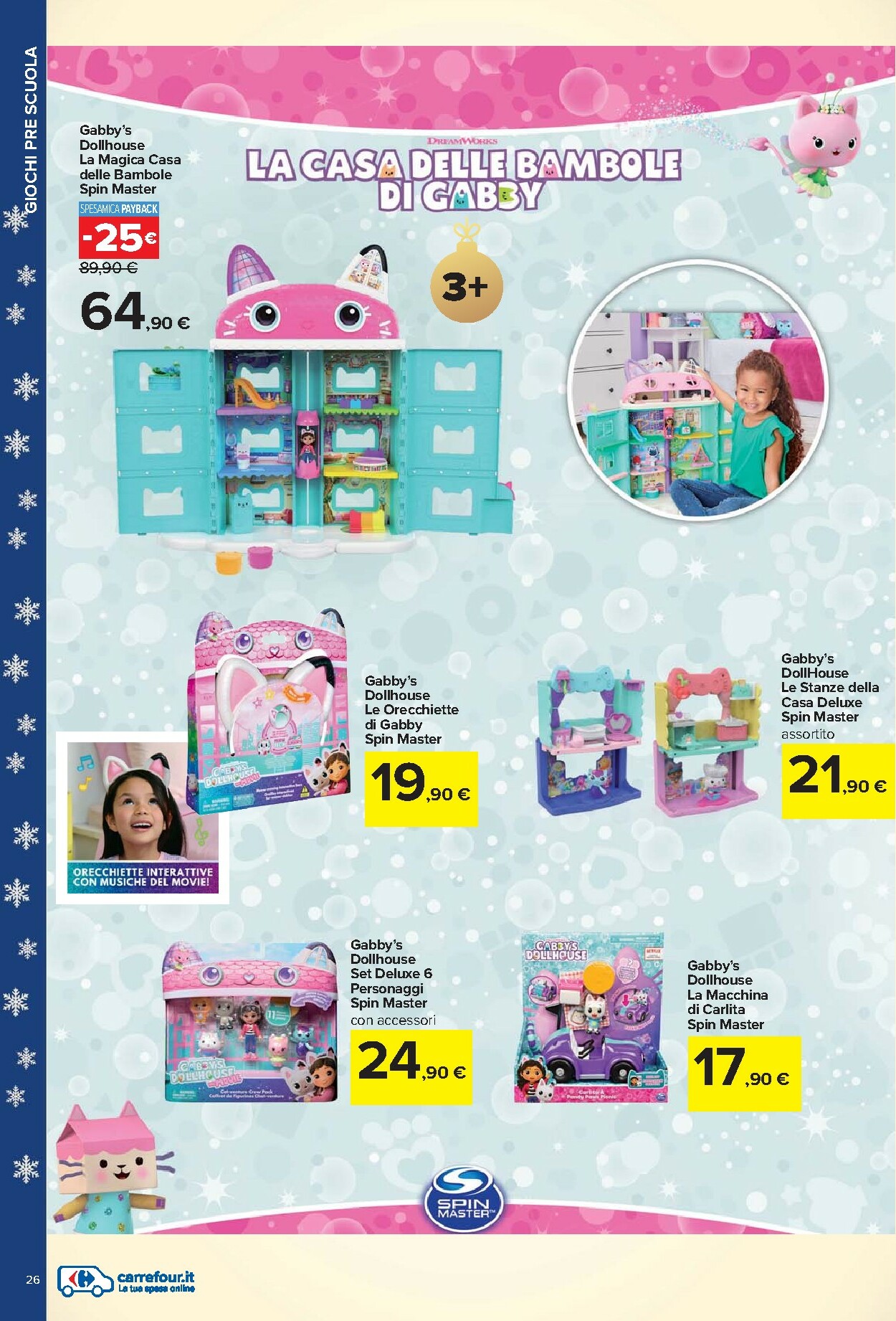 carrefour - Volantino Carrefour - Catalogo giocattoli valido dal 24/10 al 24/12 - page: 26
