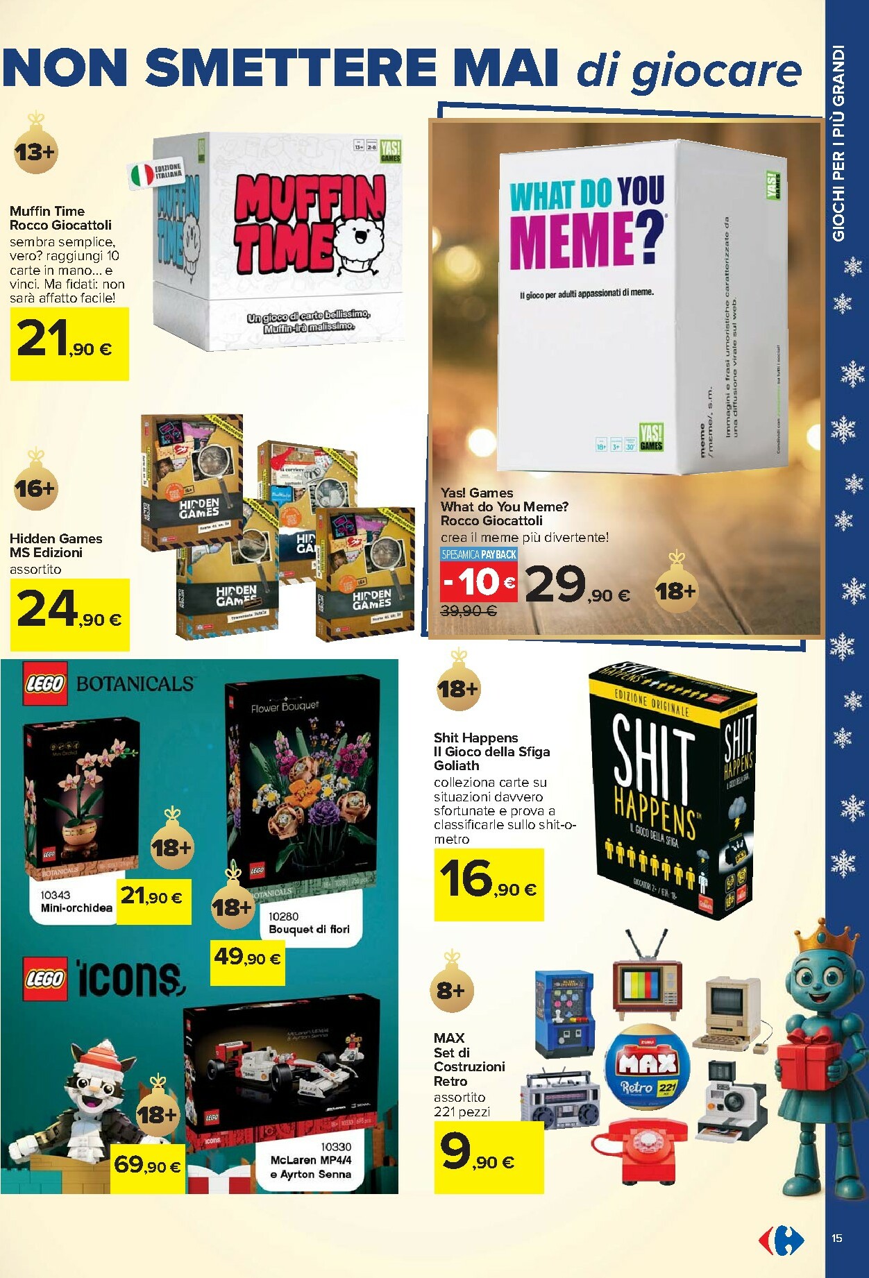 carrefour - Volantino Carrefour - Catalogo giocattoli valido dal 24/10 al 24/12 - page: 15