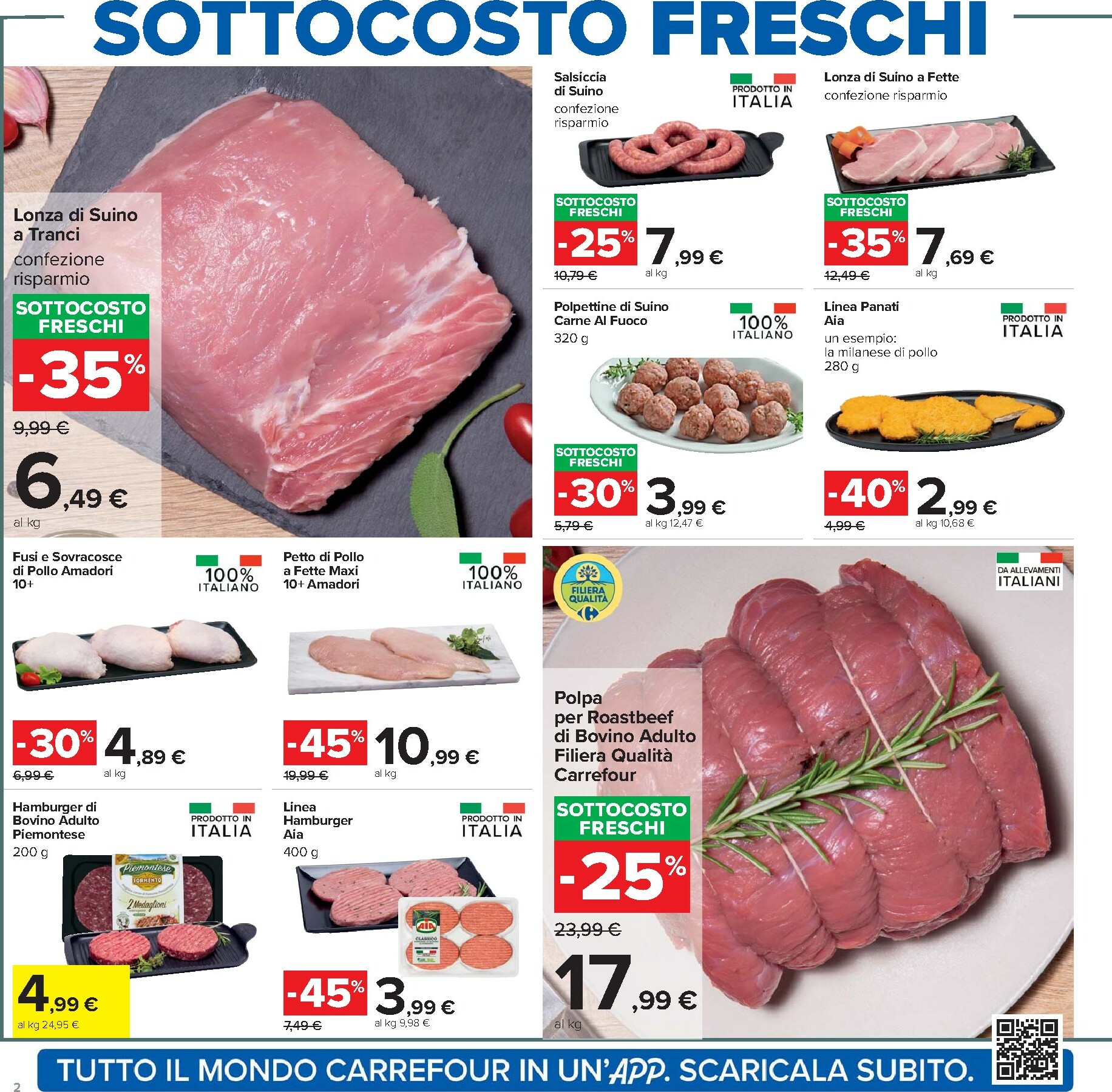 carrefour - Volantino Carrefour - Sottocosto Freschi valido dal 23/10 al 06/11 - page: 2 carrefour - Volantino Carrefour - Sottocosto Freschi valido dal 23/10 al 06/11 - page: 2