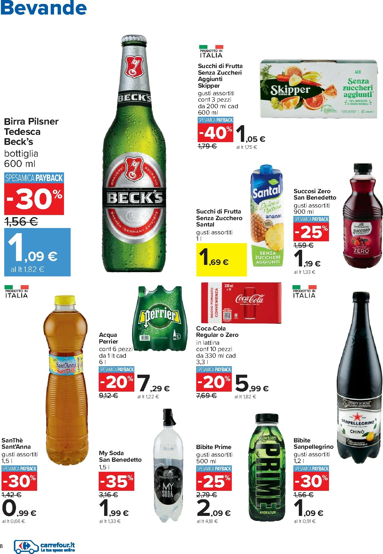 carrefour - Volantino Carrefour - Sconti grandi marche valido dal 30/10 al 18/11 - page: 8