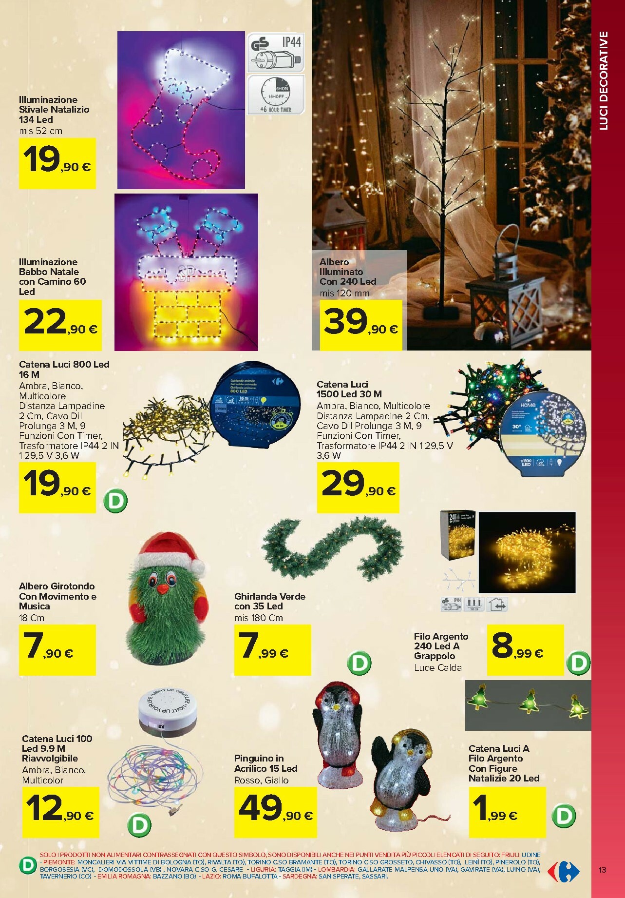 carrefour - Volantino Carrefour - Catalogo addobb valido dal 03/11 al 24/12 - page: 13