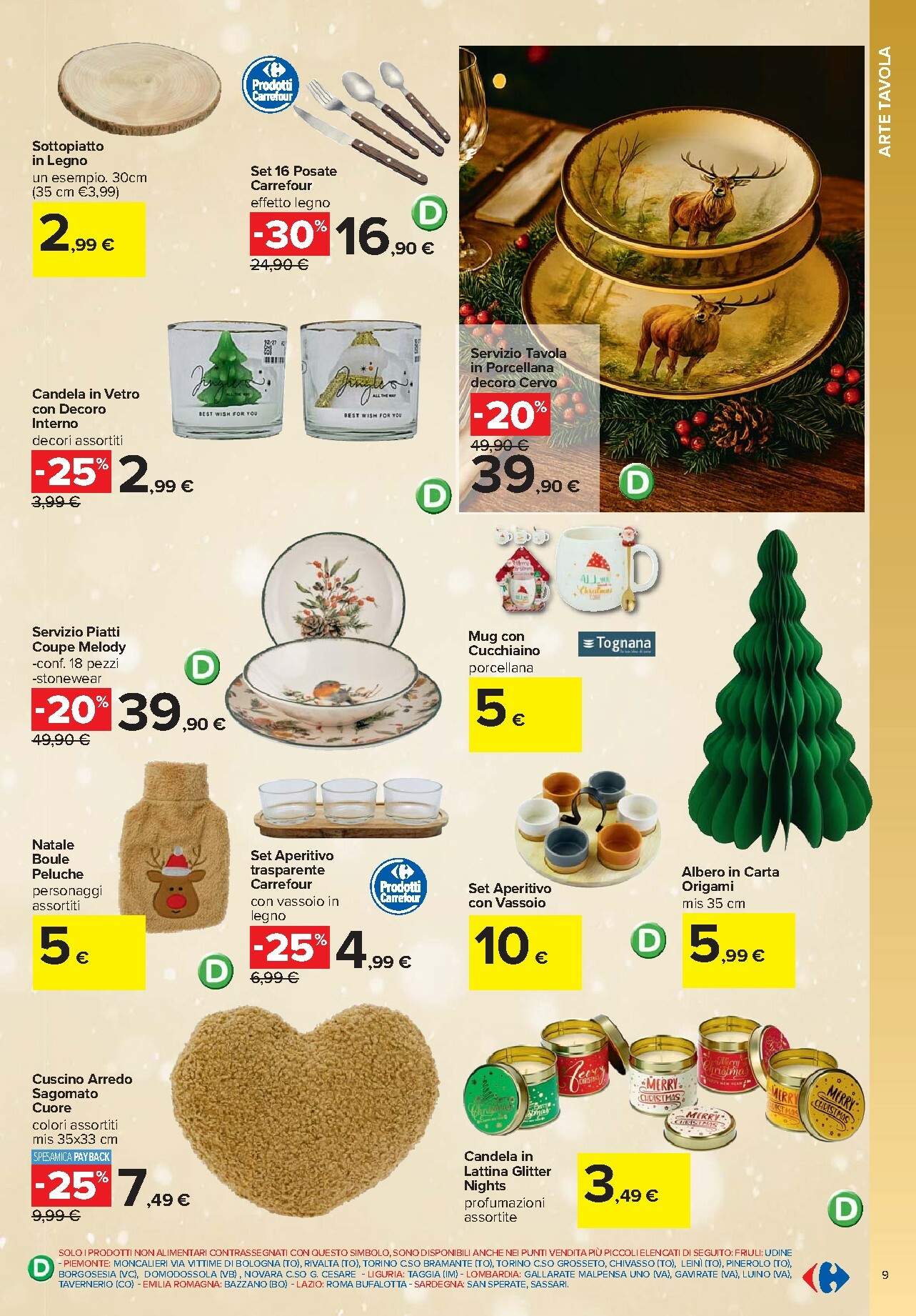 carrefour - Volantino Carrefour - Catalogo addobb valido dal 03/11 al 24/12 - page: 9