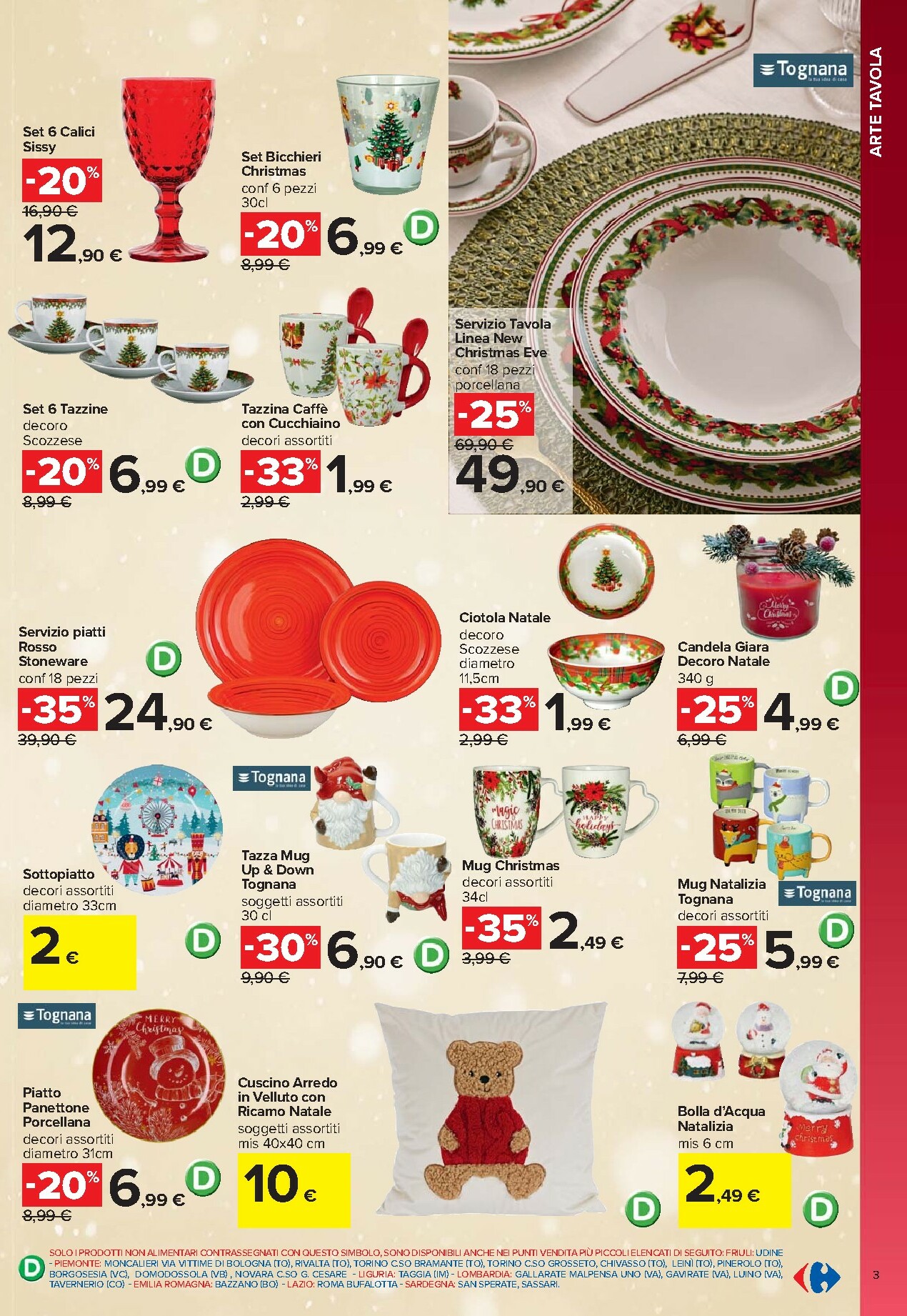 carrefour - Volantino Carrefour - Catalogo addobb valido dal 03/11 al 24/12 - page: 3