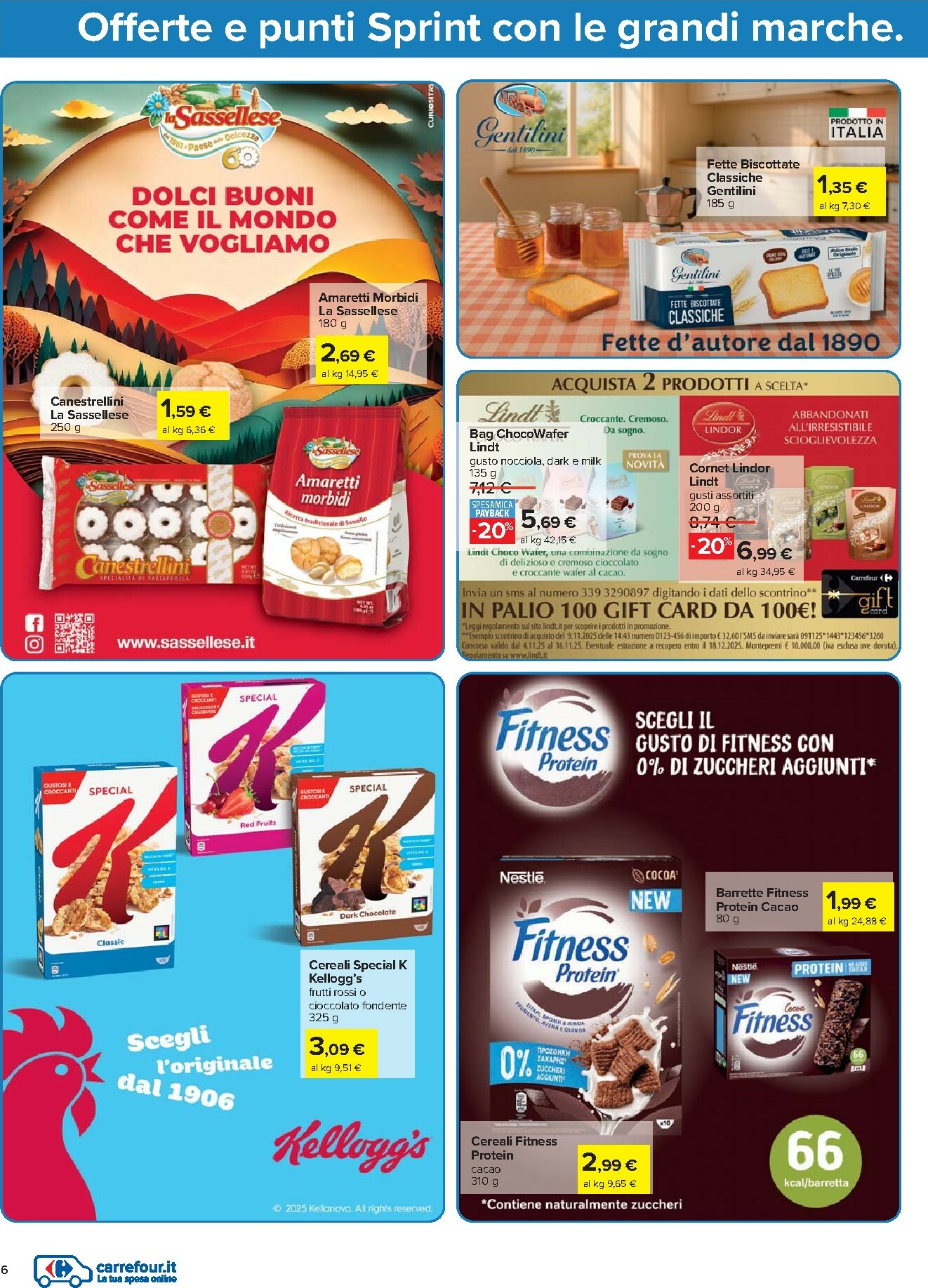 carrefour - Volantino Carrefour - Punti Sprint Payback valido dal 07/11 al 16/11 - page: 6