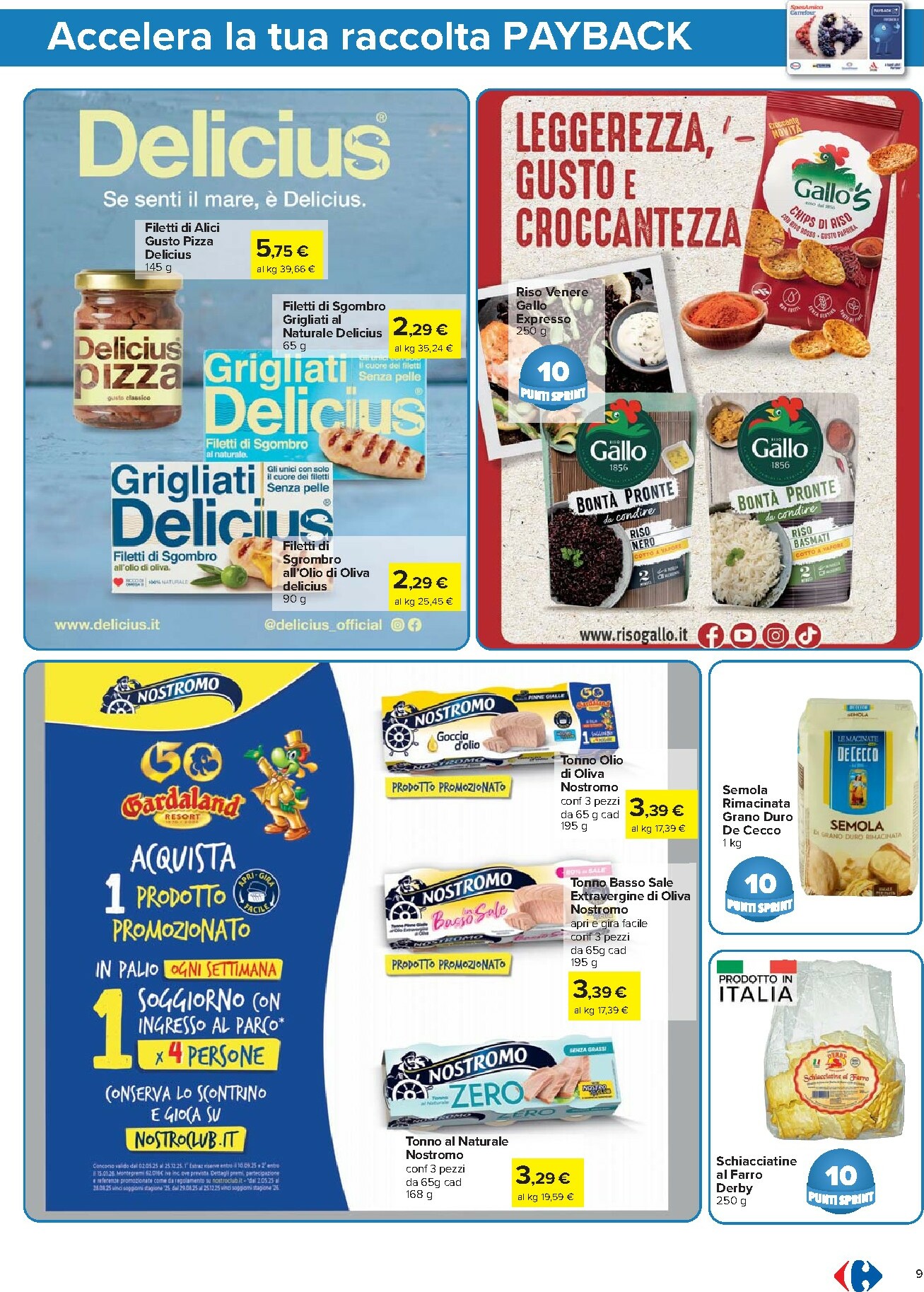 carrefour - Volantino Carrefour - Punti Sprint Payback valido dal 07/11 al 16/11 - page: 9