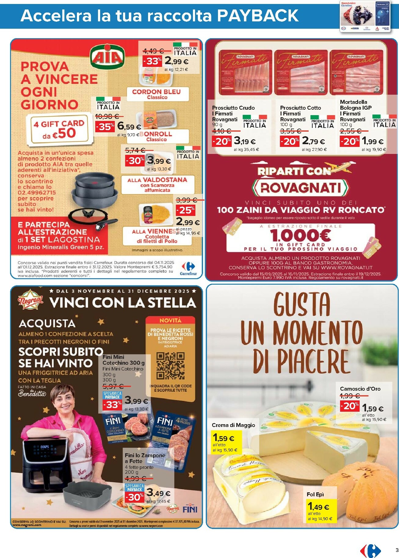 carrefour - Volantino Carrefour - Punti Sprint Payback valido dal 07/11 al 16/11 - page: 3