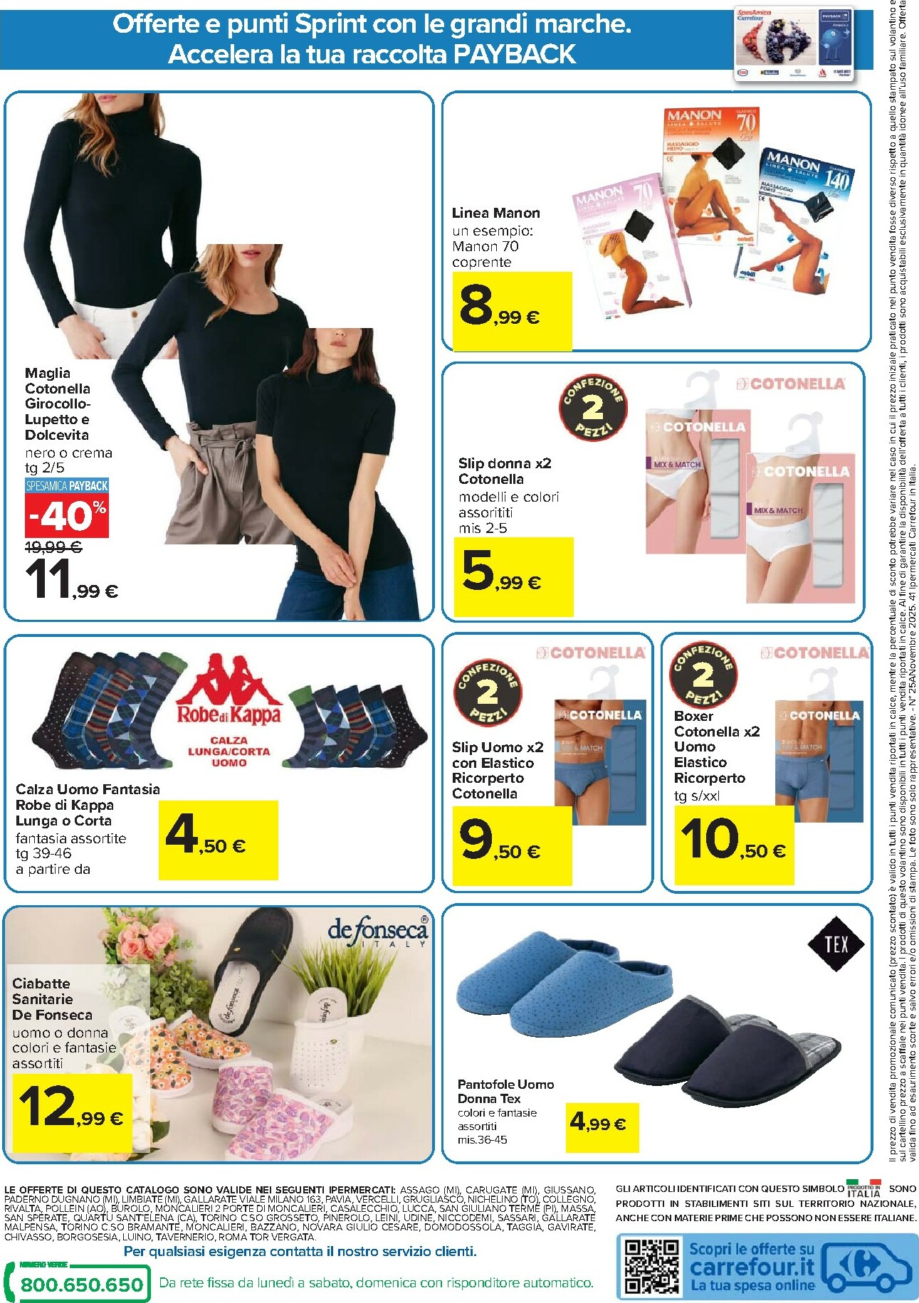 carrefour - Volantino Carrefour - Punti Sprint Payback valido dal 07/11 al 16/11 - page: 22