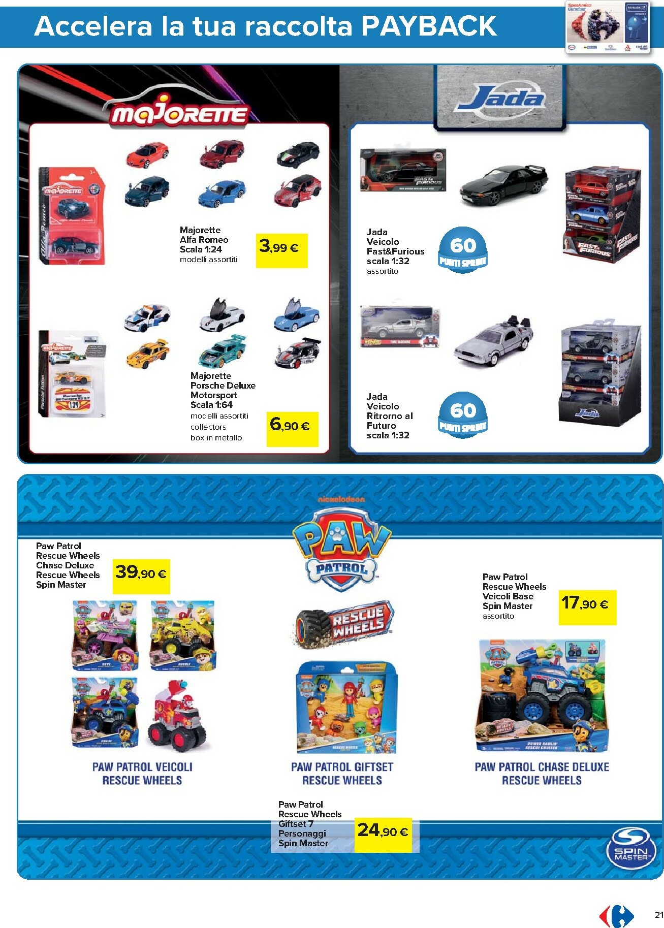 carrefour - Volantino Carrefour - Punti Sprint Payback valido dal 07/11 al 16/11 - page: 21