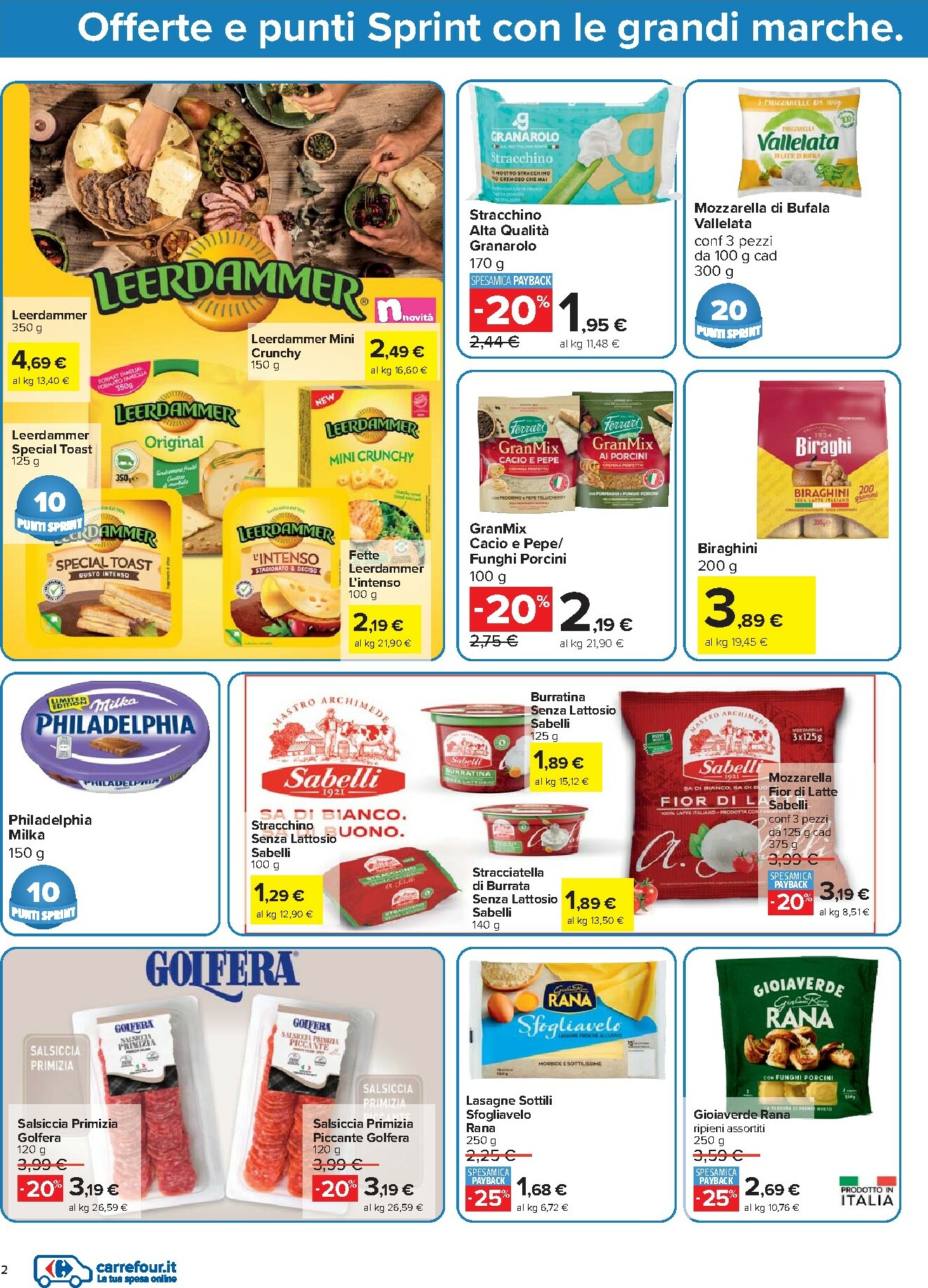 carrefour - Volantino Carrefour - Punti Sprint Payback valido dal 07/11 al 16/11 - page: 2