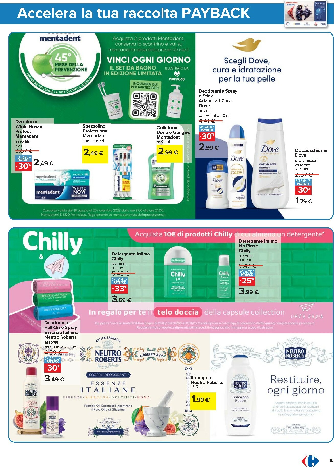 carrefour - Volantino Carrefour - Punti Sprint Payback valido dal 07/11 al 16/11 - page: 15