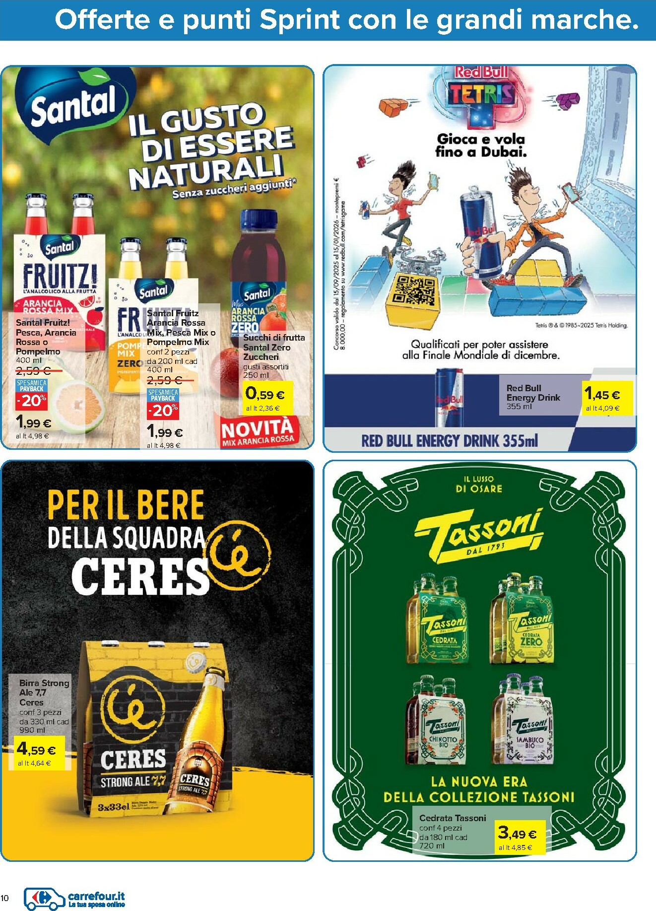 carrefour - Volantino Carrefour - Punti Sprint Payback valido dal 07/11 al 16/11 - page: 10