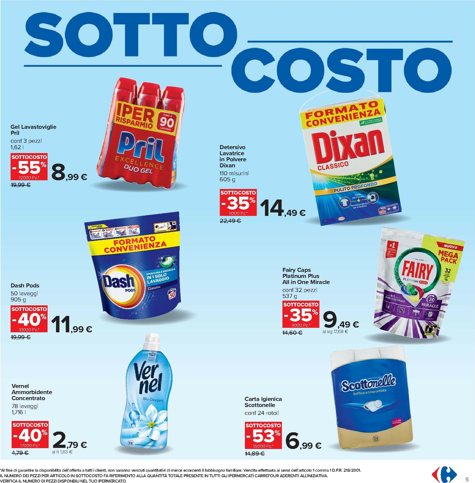 carrefour - Volantino Carrefour - Sottocosto valido dal 07/11 al 16/11 - page: 5