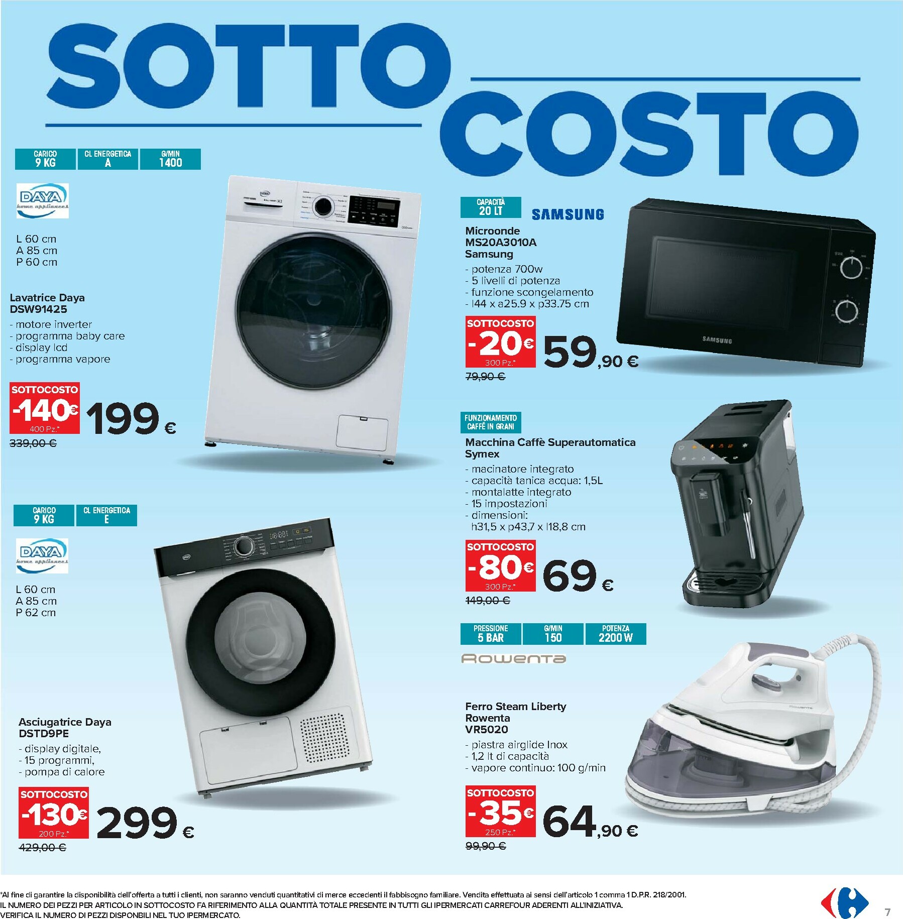 carrefour - Volantino Carrefour - Sottocosto valido dal 07/11 al 16/11 - page: 7