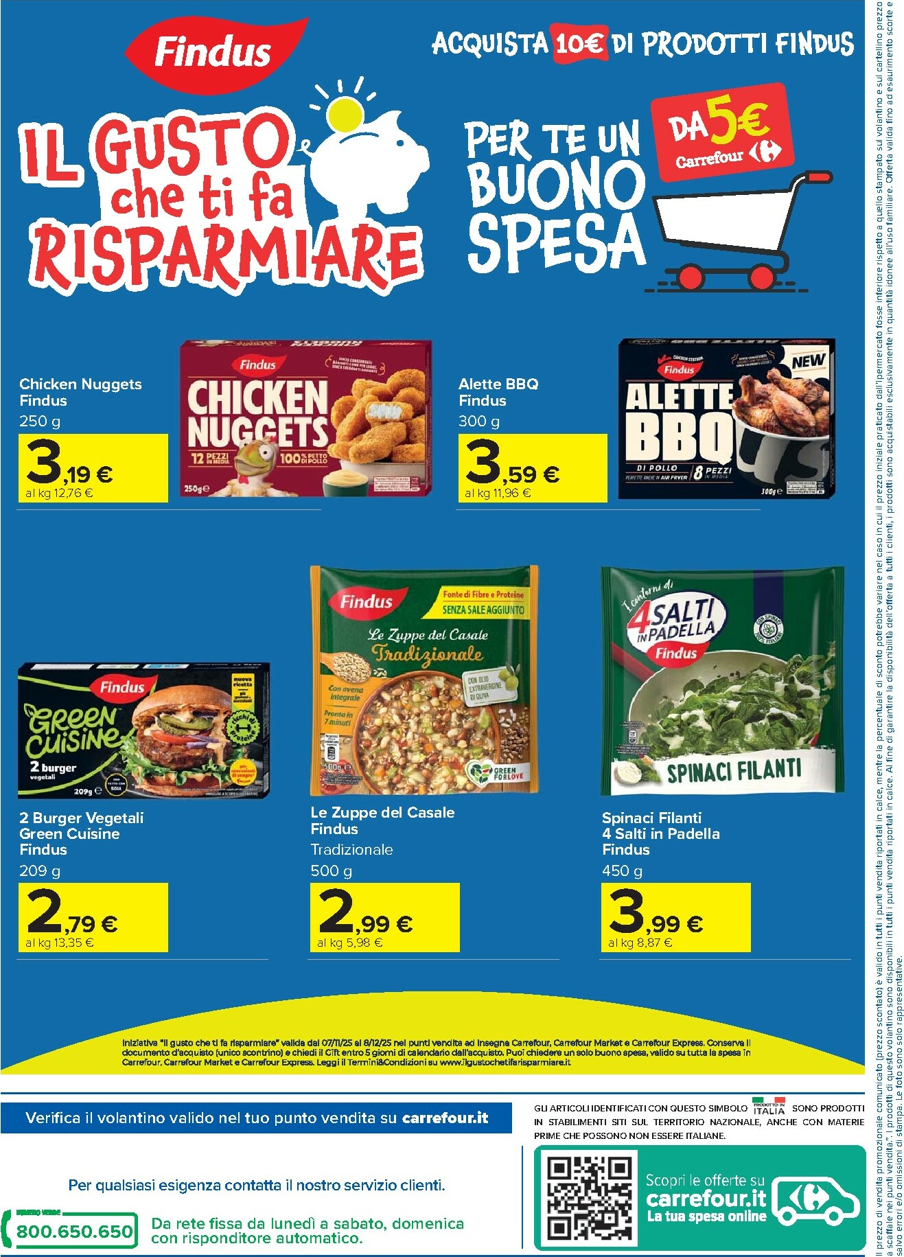 carrefour - Volantino Carrefour - Speciale Findus valido dal 17/11 al 01/12 - page: 2