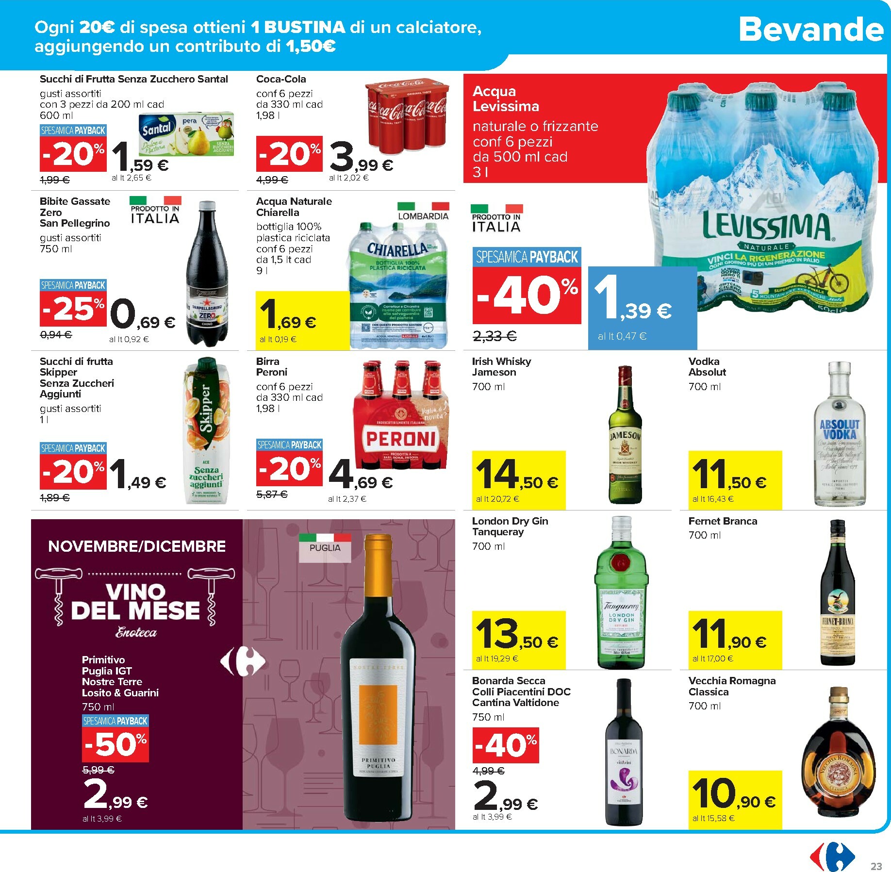 carrefour - Volantino Carrefour - Black Days valido dal 17/11 al 01/12 - page: 23