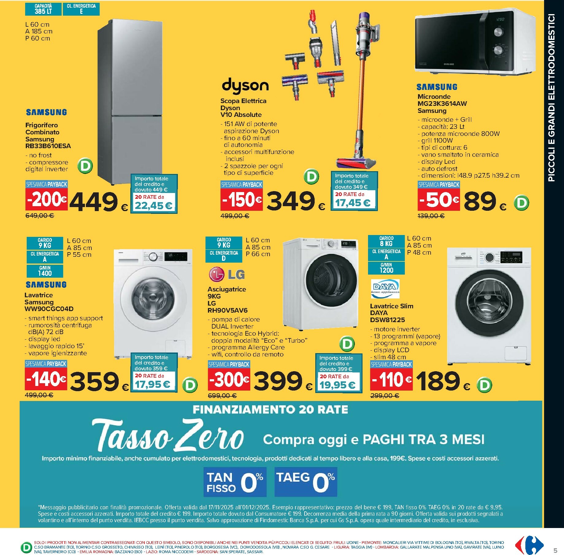 carrefour - Volantino Carrefour - Black Days valido dal 17/11 al 01/12 - page: 5