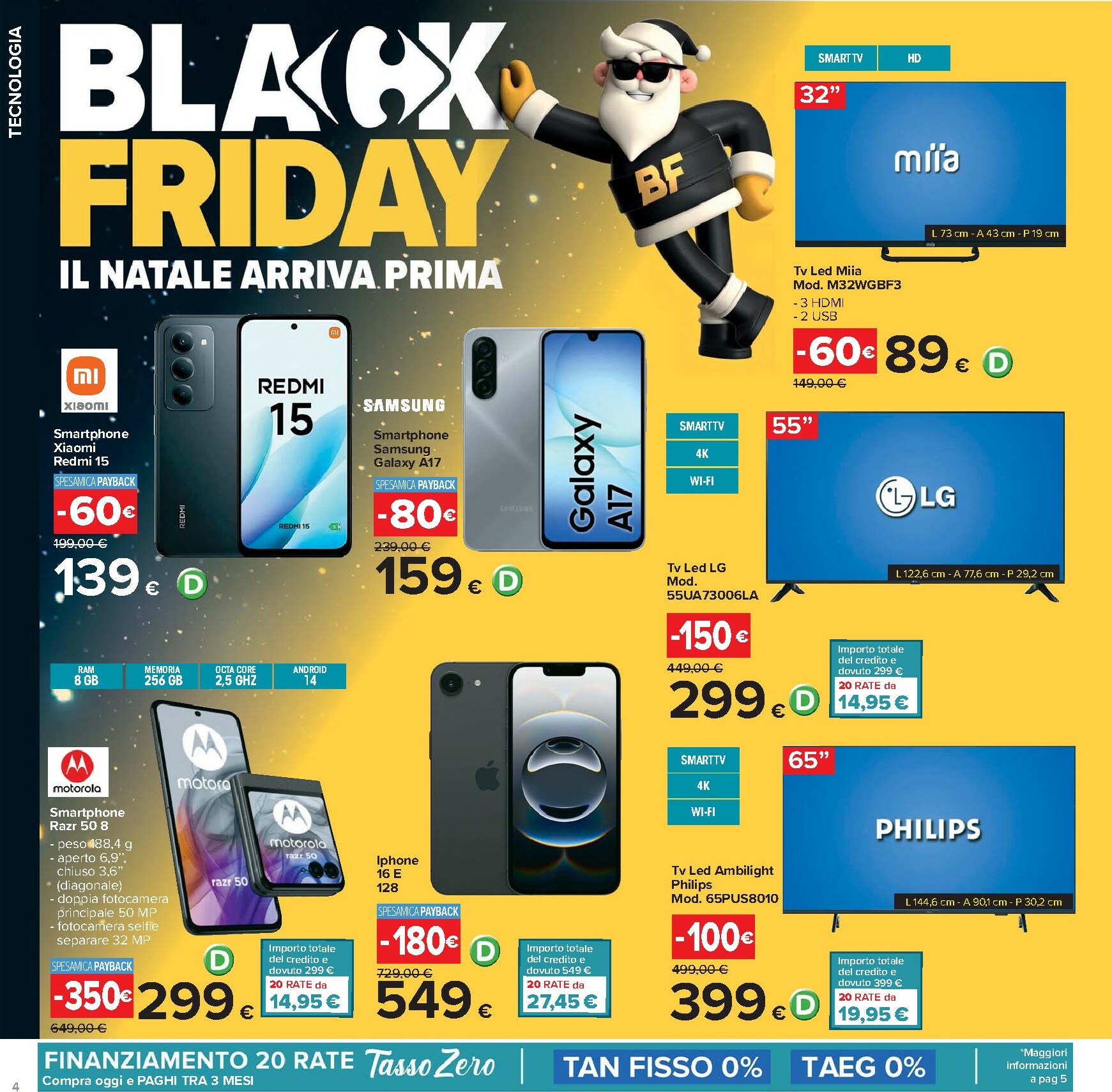 carrefour - Volantino Carrefour - Black Days valido dal 17/11 al 01/12 - page: 4