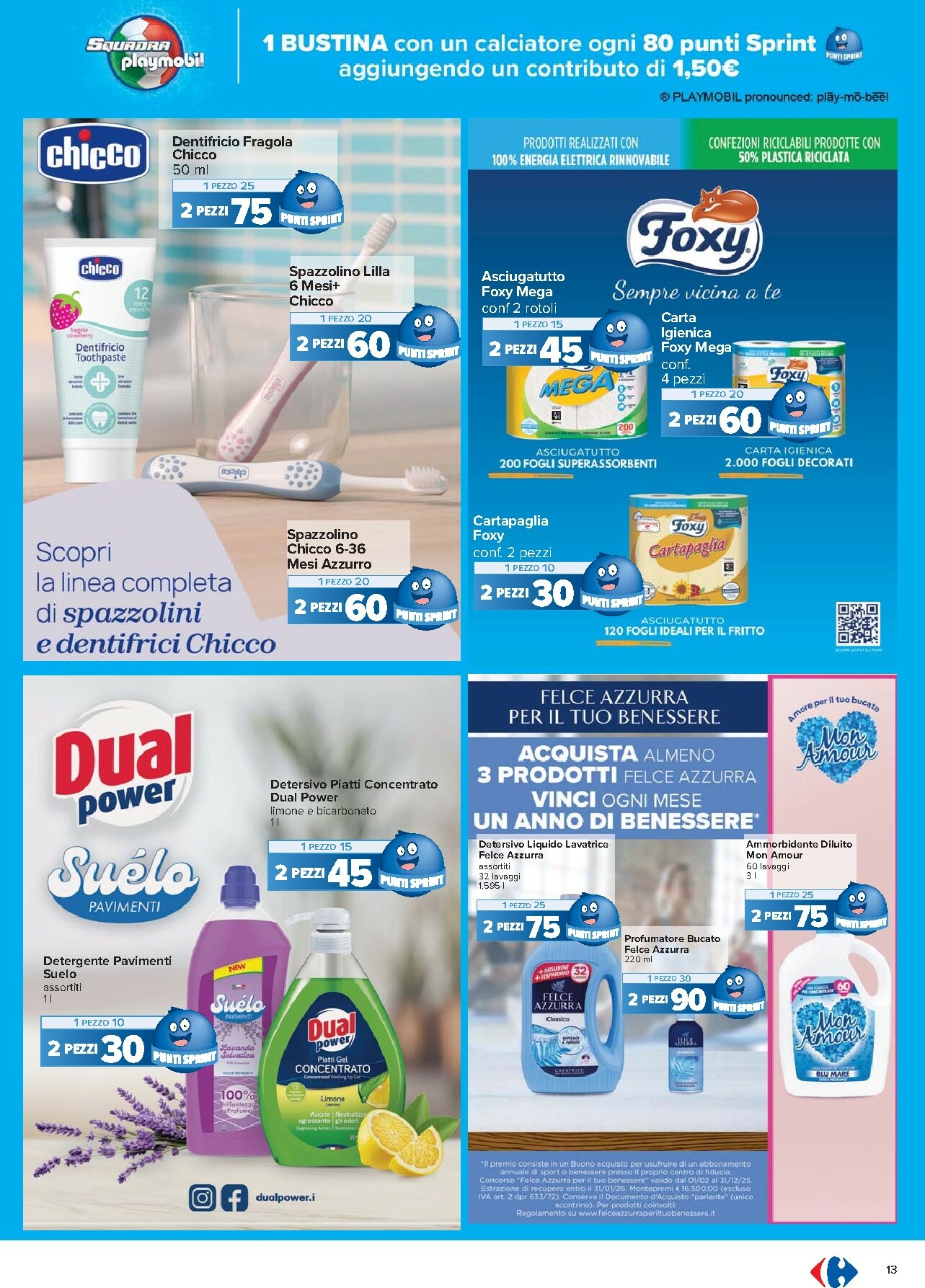 carrefour - Volantino Carrefour - Punti Sprint Payback valido dal 17/11 al 01/12 - page: 13