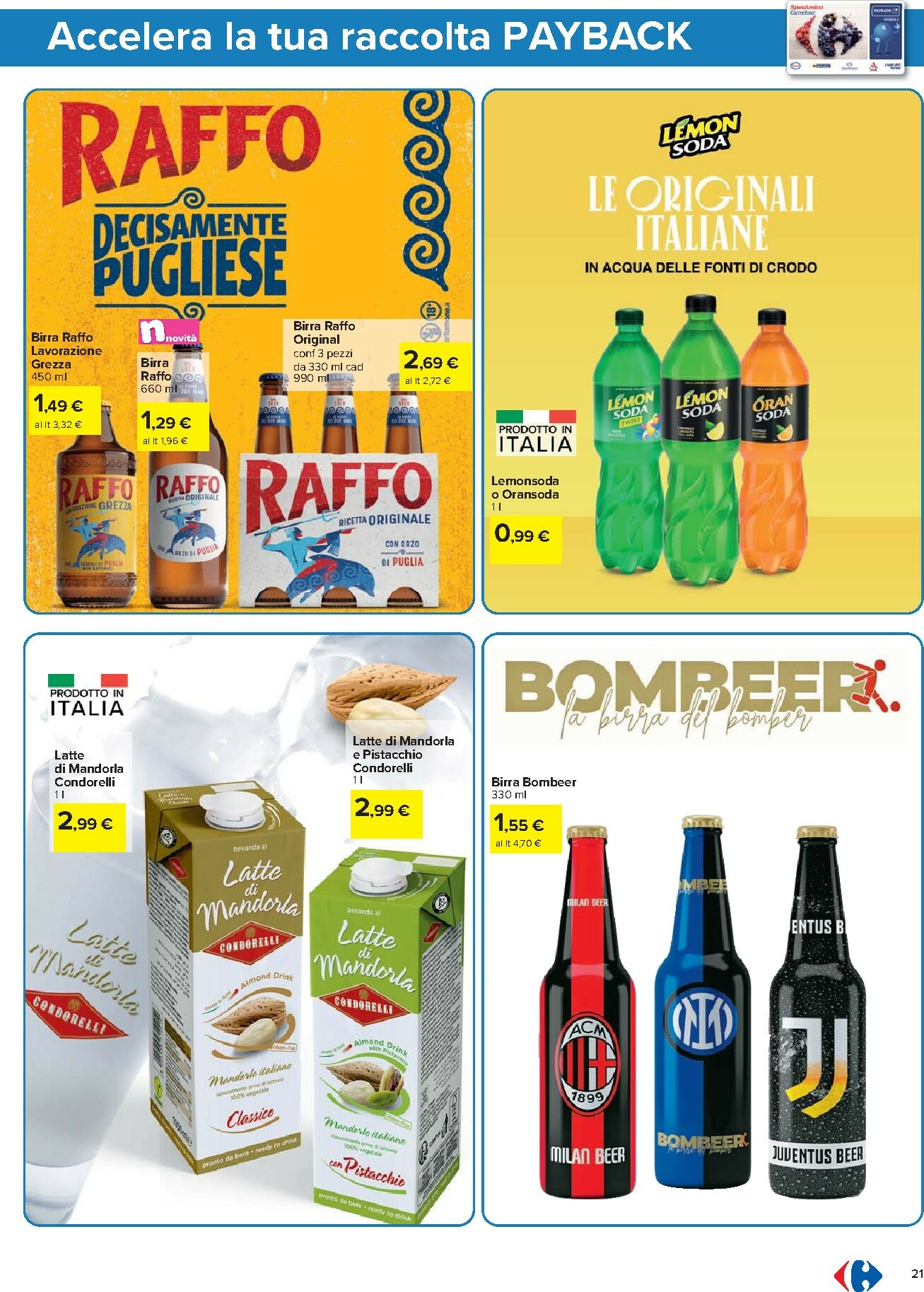 carrefour - Volantino Carrefour - Punti Sprint Payback valido dal 17/11 al 01/12 - page: 21