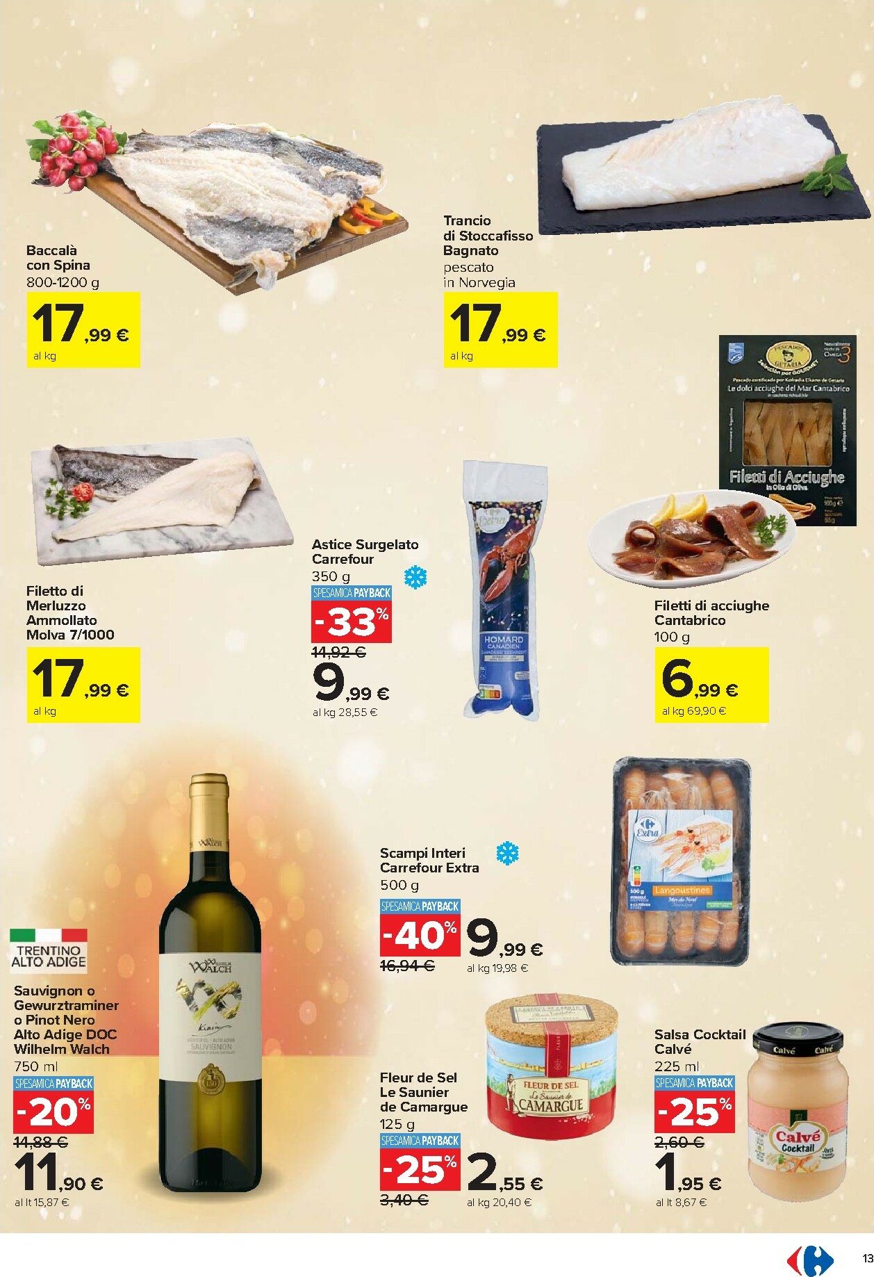 carrefour - Volantino Carrefour - Catalogo pranzo di Natale valido dal 27/11 al 24/12 - page: 13