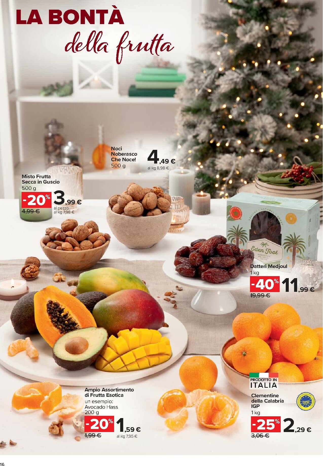 carrefour - Volantino Carrefour - Catalogo pranzo di Natale valido dal 27/11 al 24/12 - page: 16