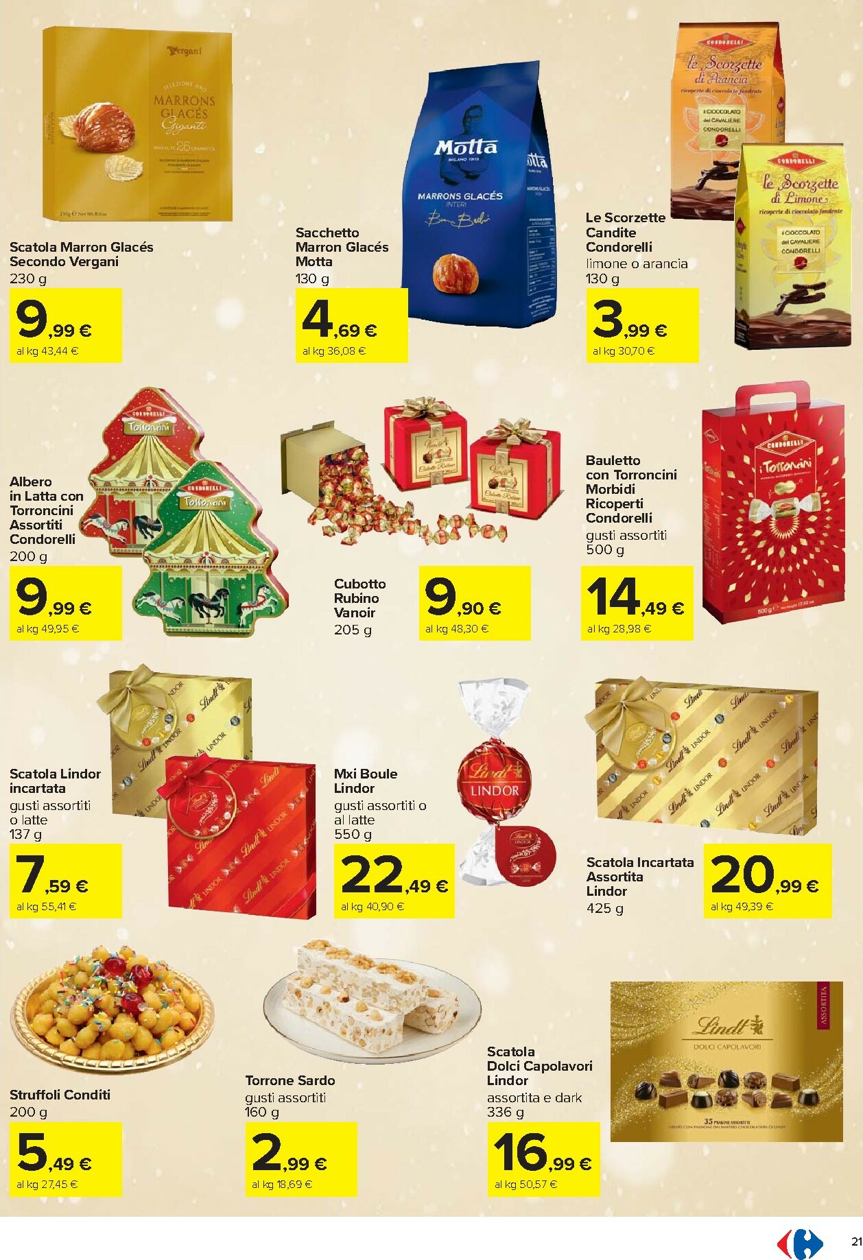 carrefour - Volantino Carrefour - Catalogo pranzo di Natale valido dal 27/11 al 24/12 - page: 21