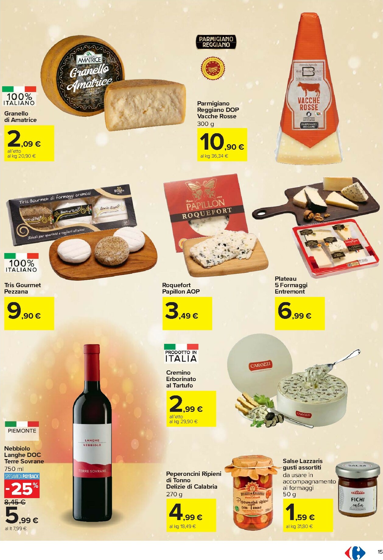 carrefour - Volantino Carrefour - Catalogo pranzo di Natale valido dal 27/11 al 24/12 - page: 15