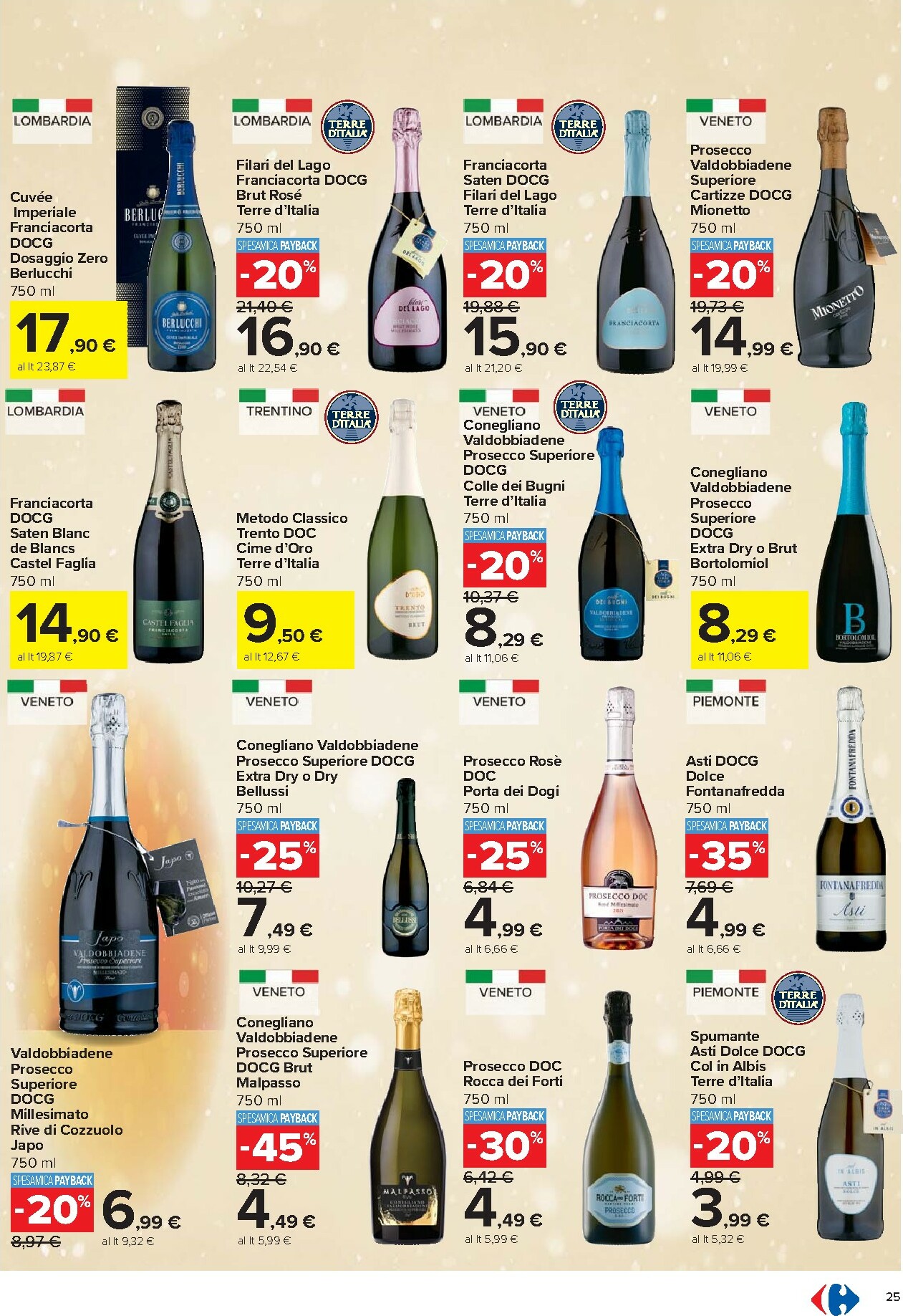 carrefour - Volantino Carrefour - Catalogo pranzo di Natale valido dal 27/11 al 24/12 - page: 25