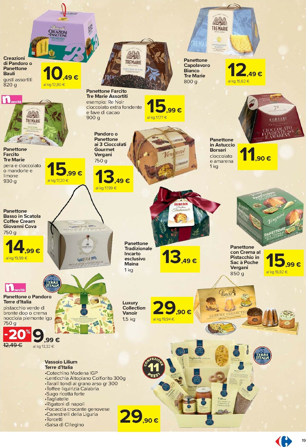carrefour - Volantino Carrefour - Catalogo pranzo di Natale valido dal 27/11 al 24/12 - page: 19