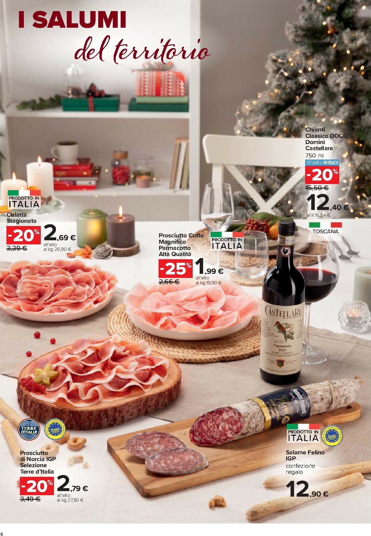 carrefour - Volantino Carrefour - Catalogo pranzo di Natale valido dal 27/11 al 24/12 - page: 4