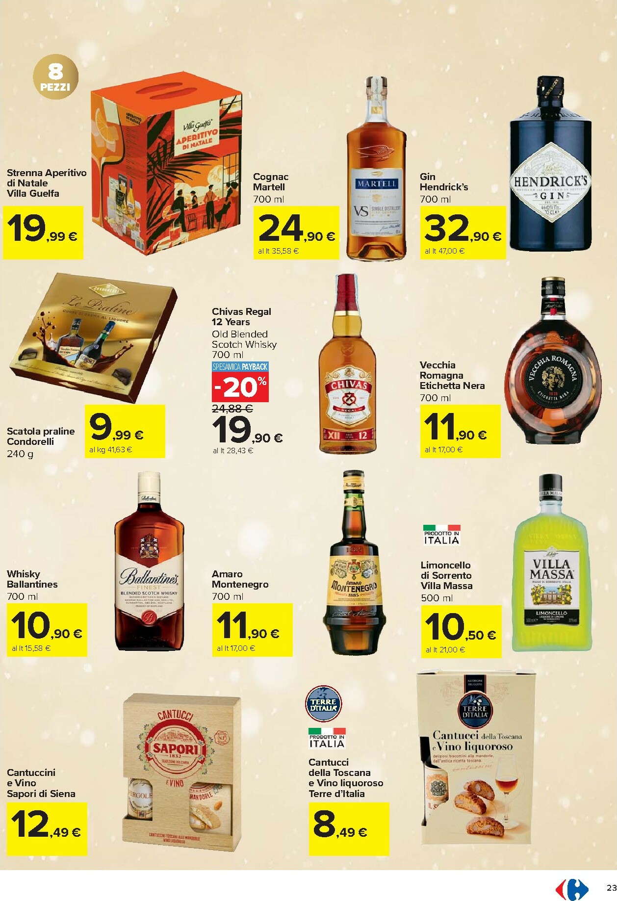 carrefour - Volantino Carrefour - Catalogo pranzo di Natale valido dal 27/11 al 24/12 - page: 23