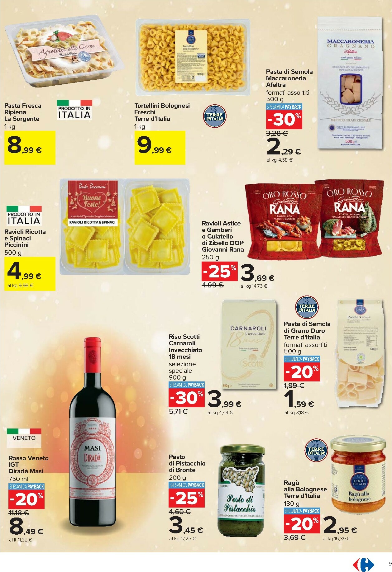 carrefour - Volantino Carrefour - Catalogo pranzo di Natale valido dal 27/11 al 24/12 - page: 9
