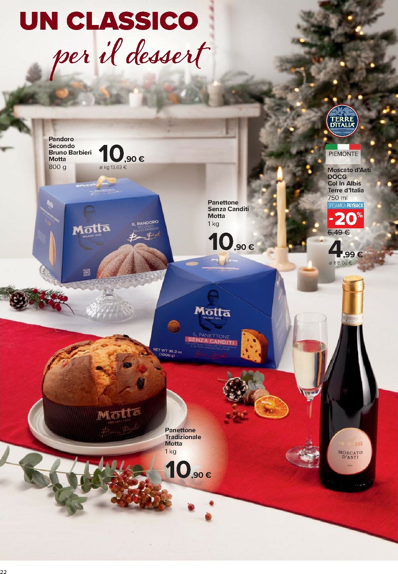 carrefour - Volantino Carrefour - Catalogo pranzo di Natale valido dal 27/11 al 24/12 - page: 22