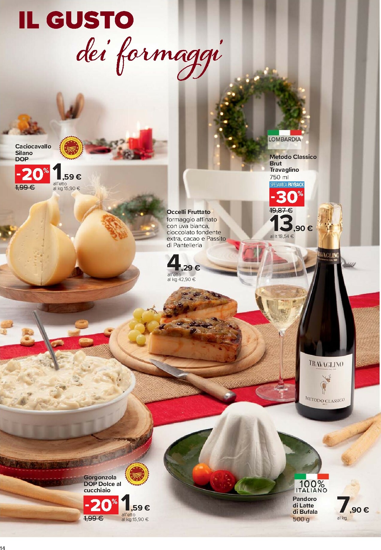 carrefour - Volantino Carrefour - Catalogo pranzo di Natale valido dal 27/11 al 24/12 - page: 14