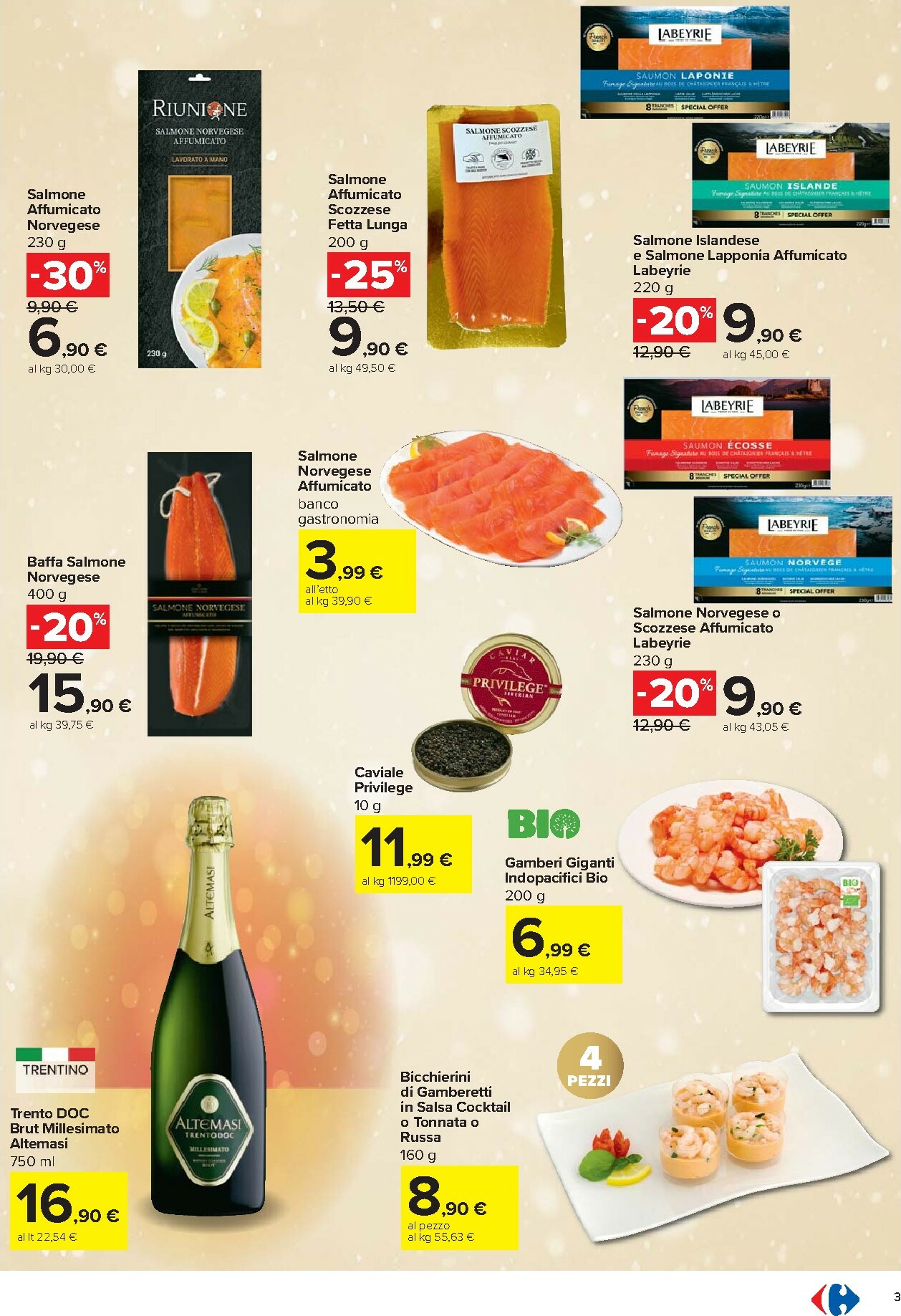 carrefour - Volantino Carrefour - Catalogo pranzo di Natale valido dal 27/11 al 24/12 - page: 3