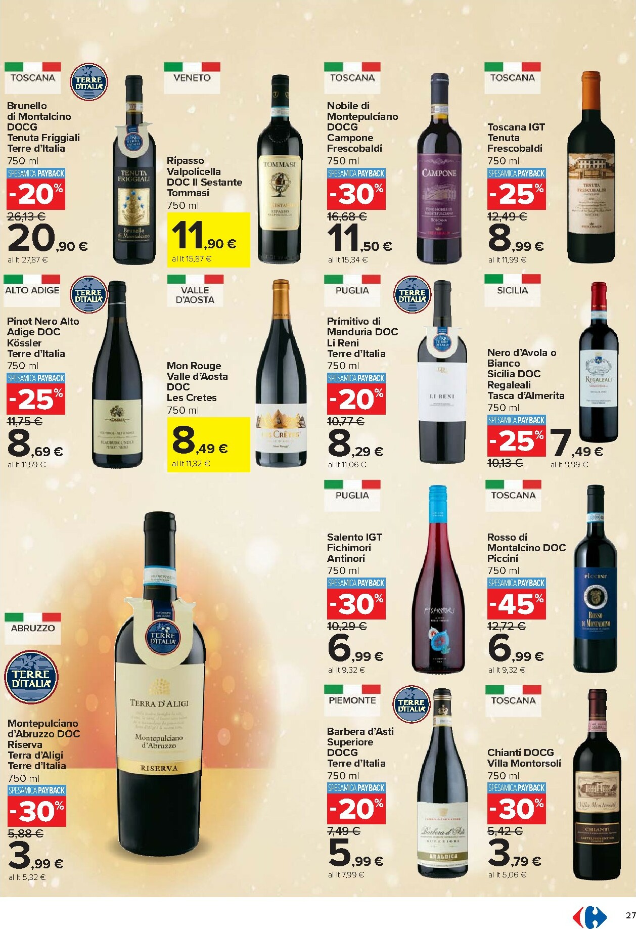 carrefour - Volantino Carrefour - Catalogo pranzo di Natale valido dal 27/11 al 24/12 - page: 27