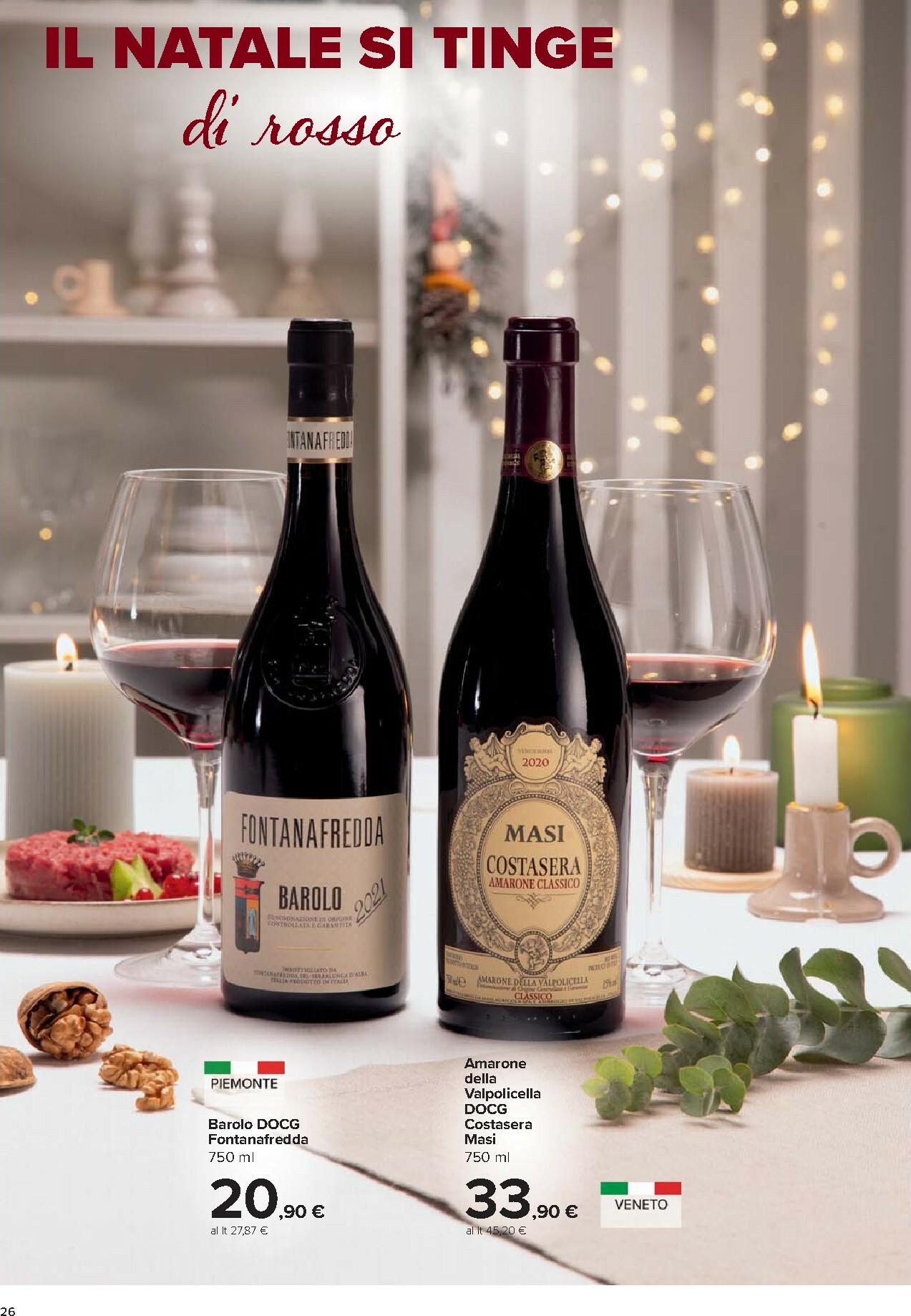 carrefour - Volantino Carrefour - Catalogo pranzo di Natale valido dal 27/11 al 24/12 - page: 26