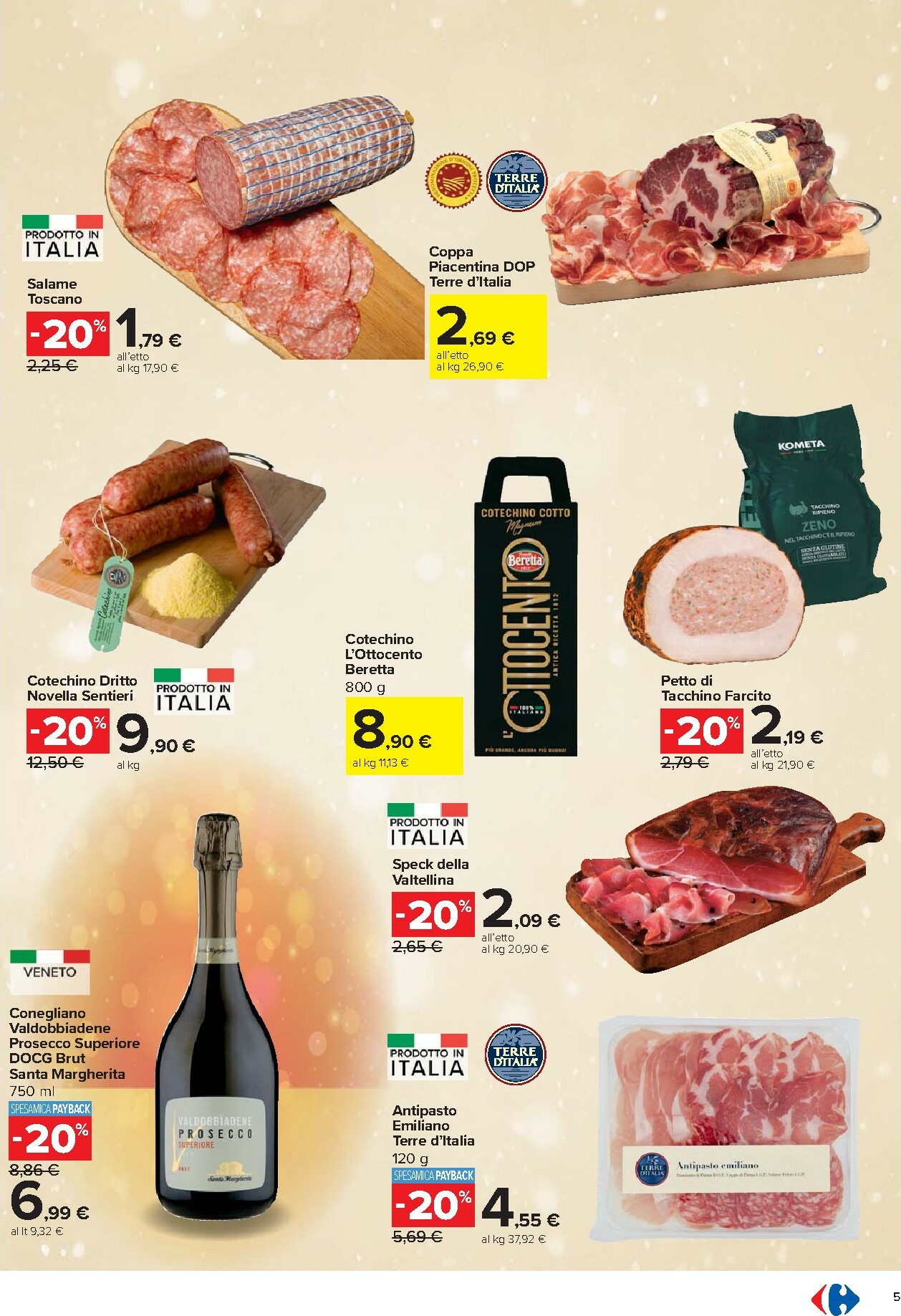 carrefour - Volantino Carrefour - Catalogo pranzo di Natale valido dal 27/11 al 24/12 - page: 5