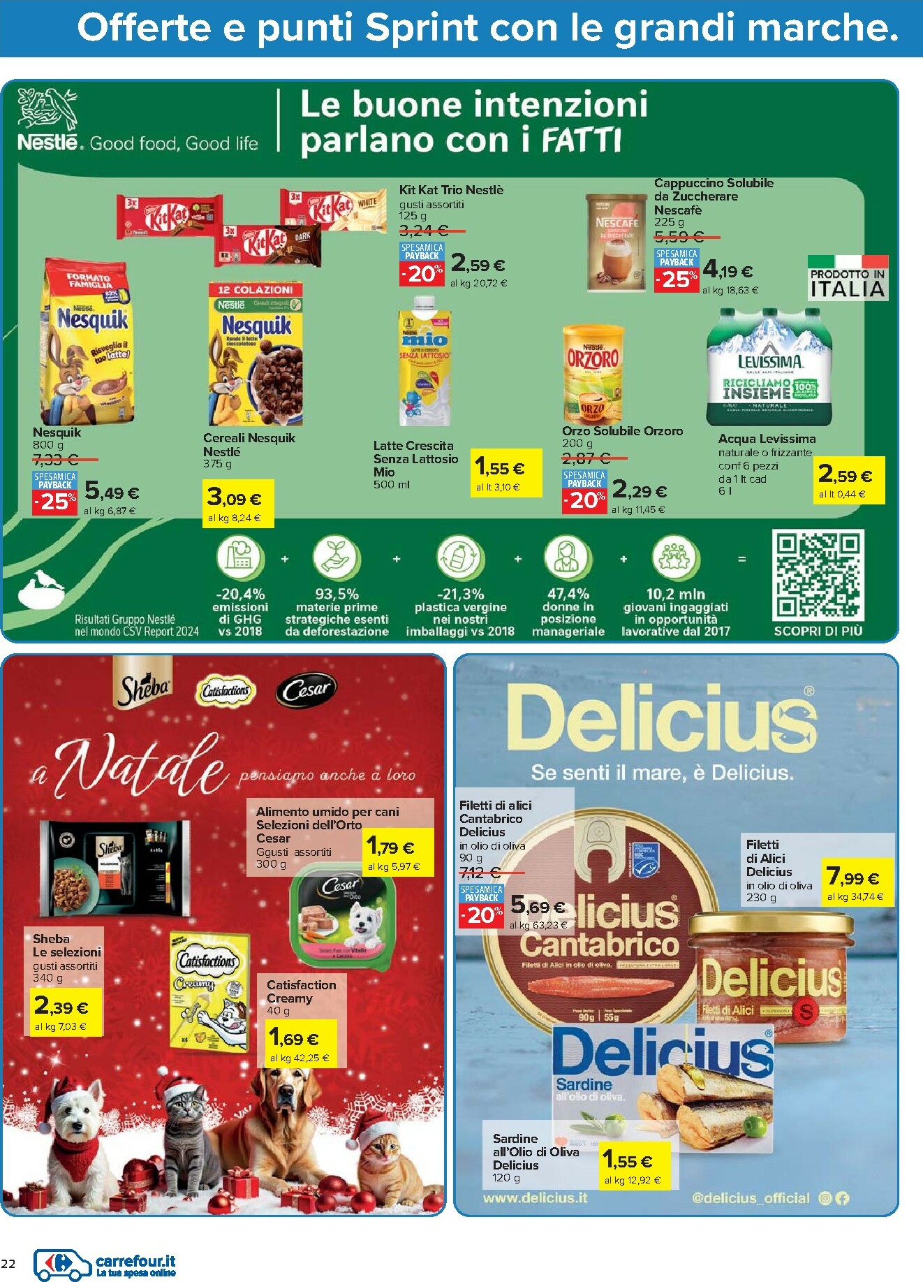 carrefour - Volantino Carrefour - Punti Sprint Payback valido dal 02/12 al 31/12 - page: 22