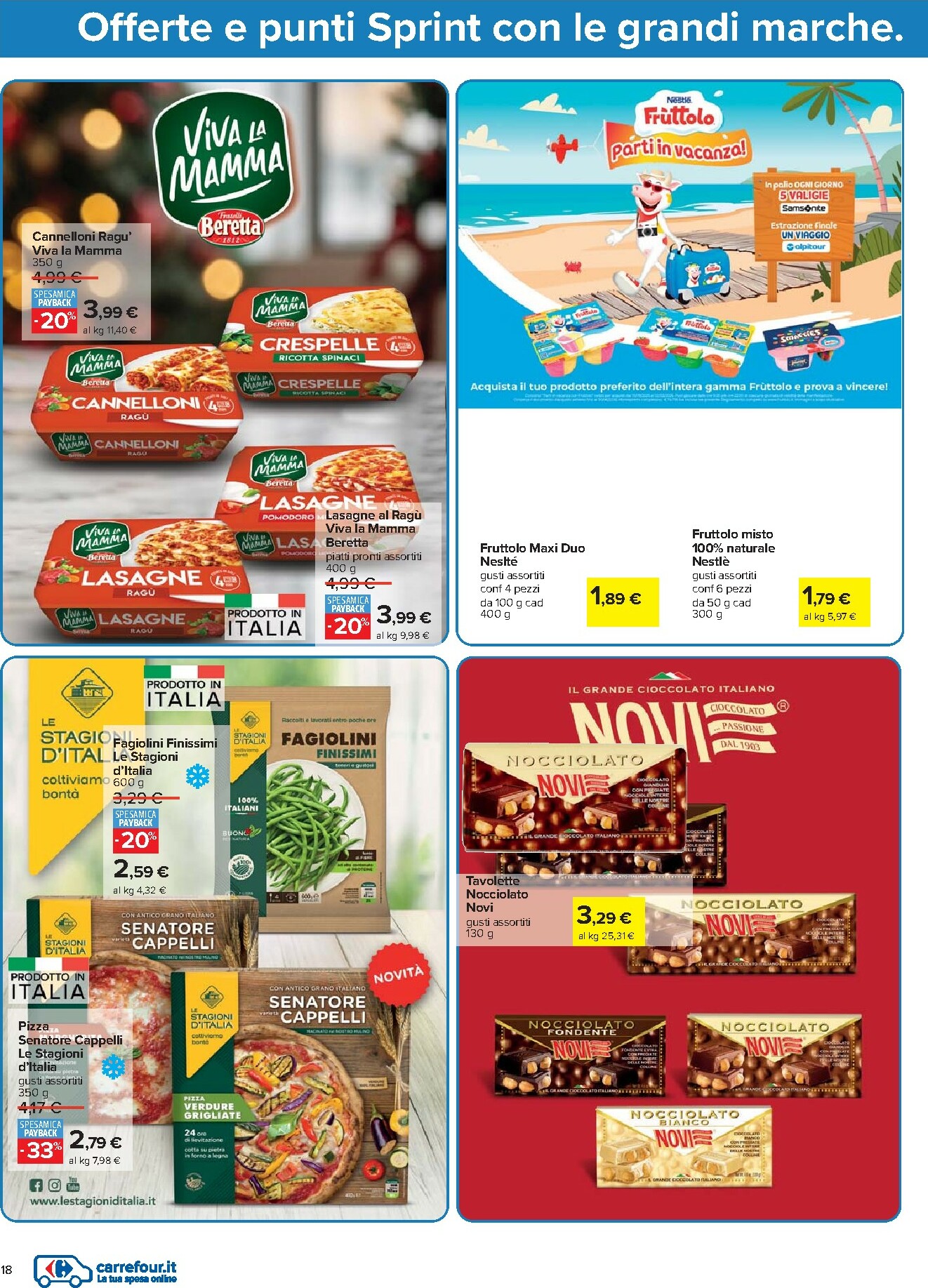 carrefour - Volantino Carrefour - Punti Sprint Payback valido dal 02/12 al 31/12 - page: 18