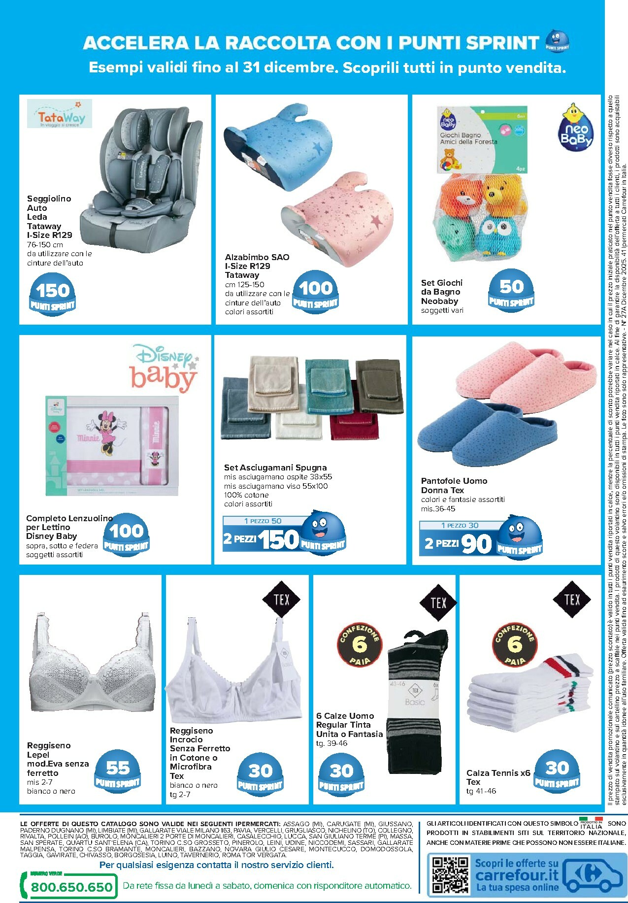 carrefour - Volantino Carrefour - Punti Sprint Payback valido dal 02/12 al 31/12 - page: 26